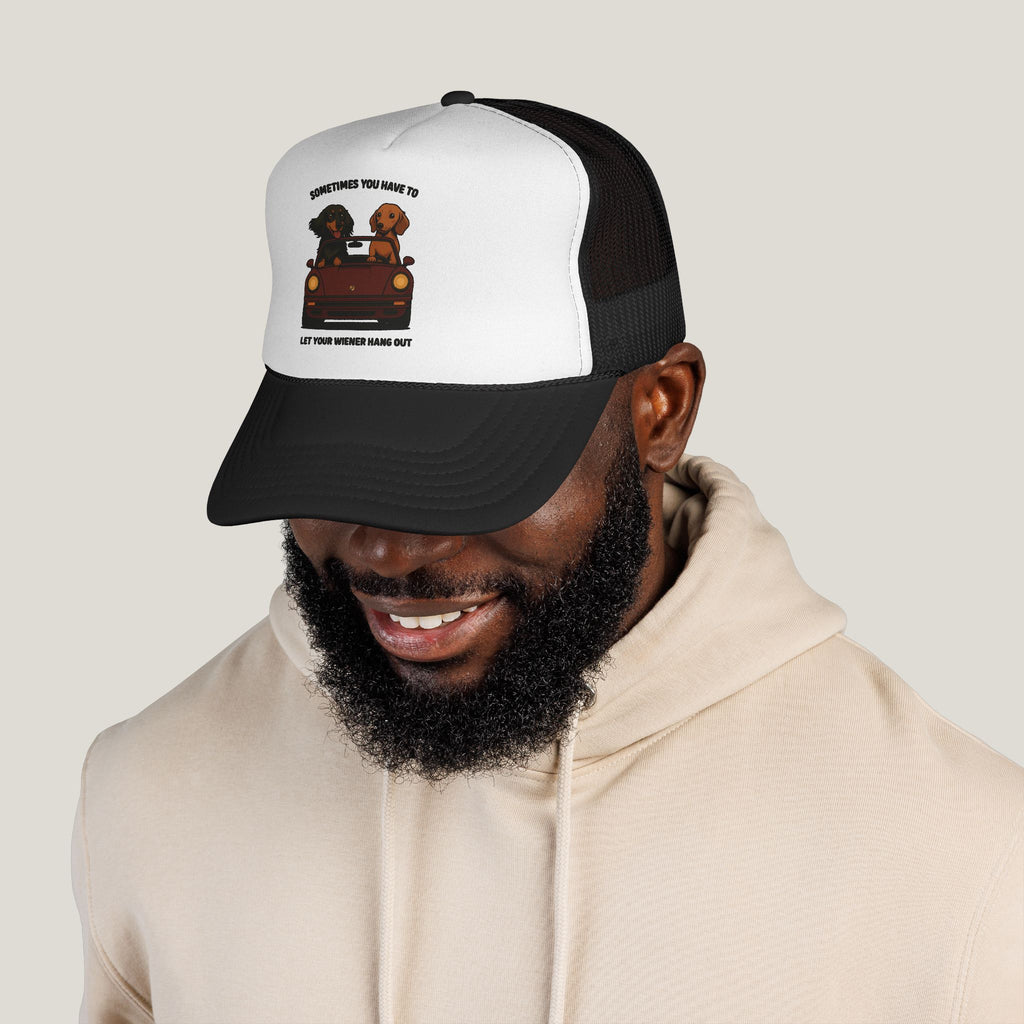 Funny Dachshund Trucker Hat