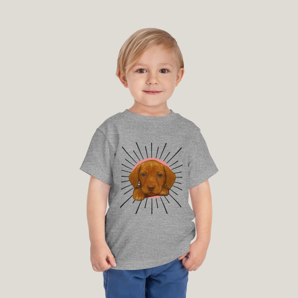 Girl Puppy Toddler Tee