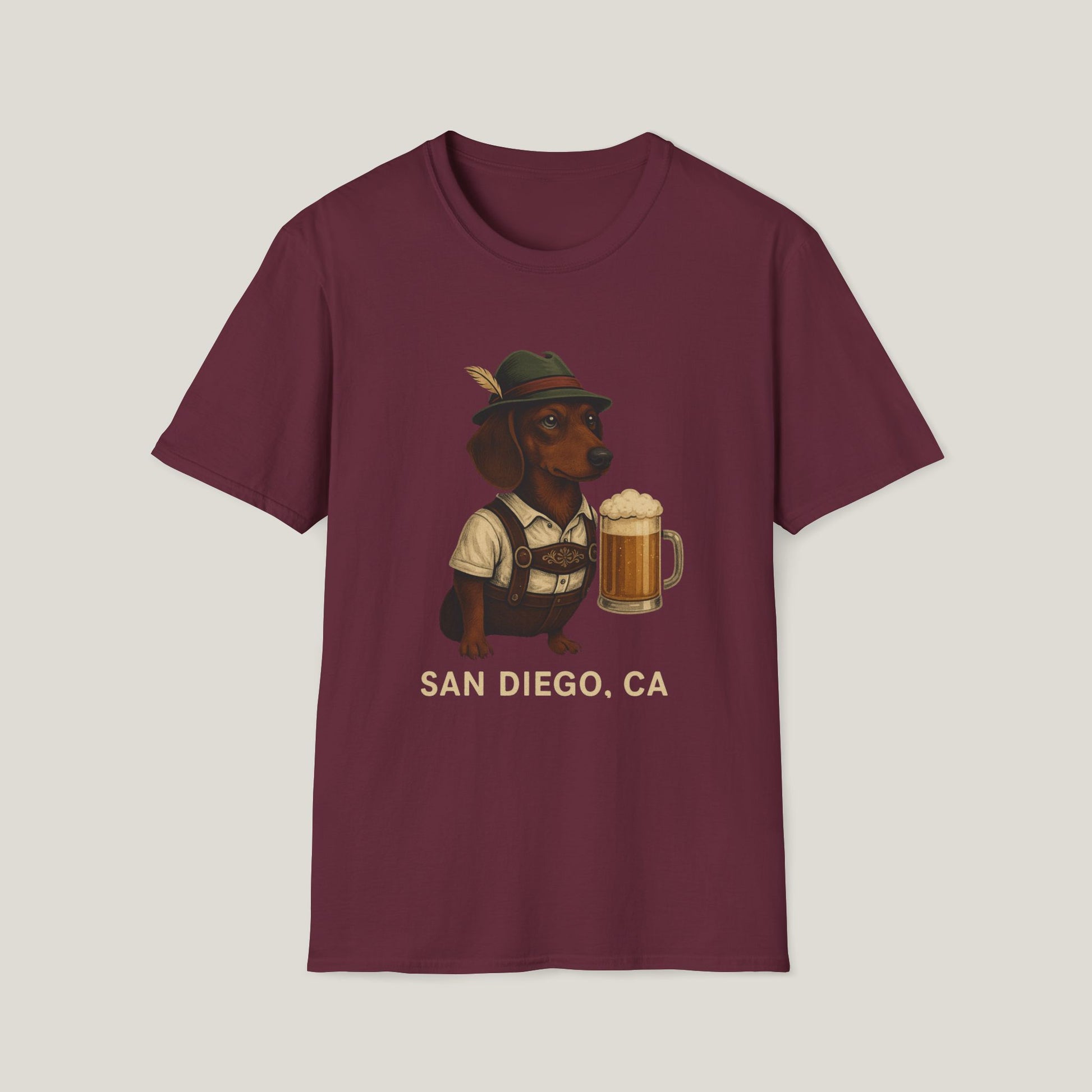 San Diego Beer Dachshund Tee