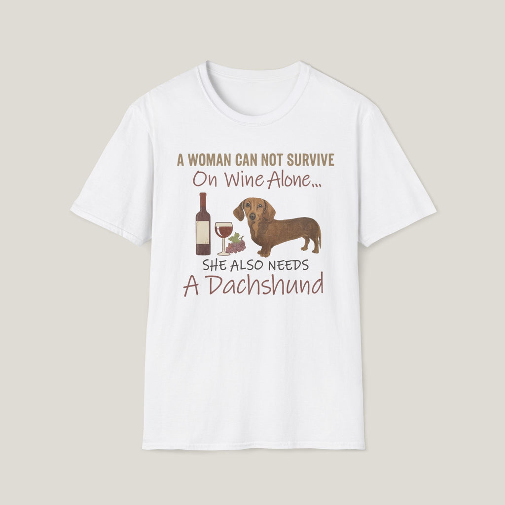 Dachshund Wine Lover Tee