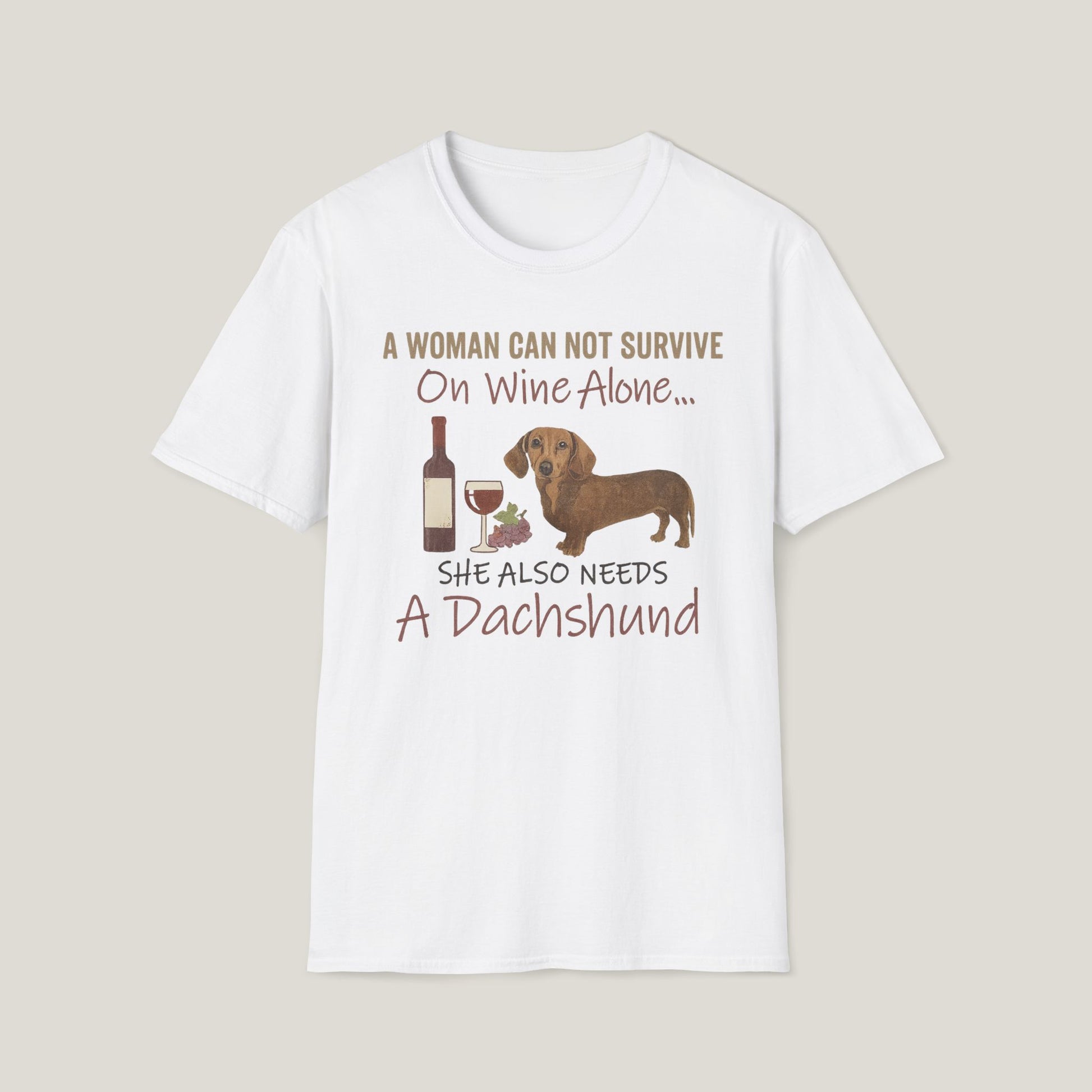 Dachshund Wine Lover Tee