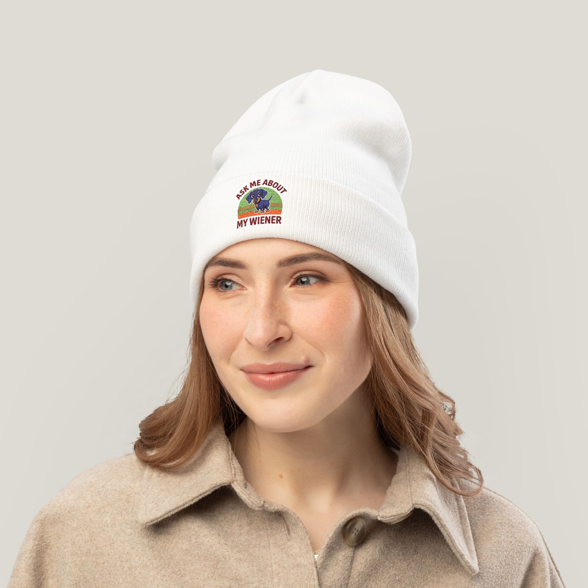 Funny Embroidered Beanie