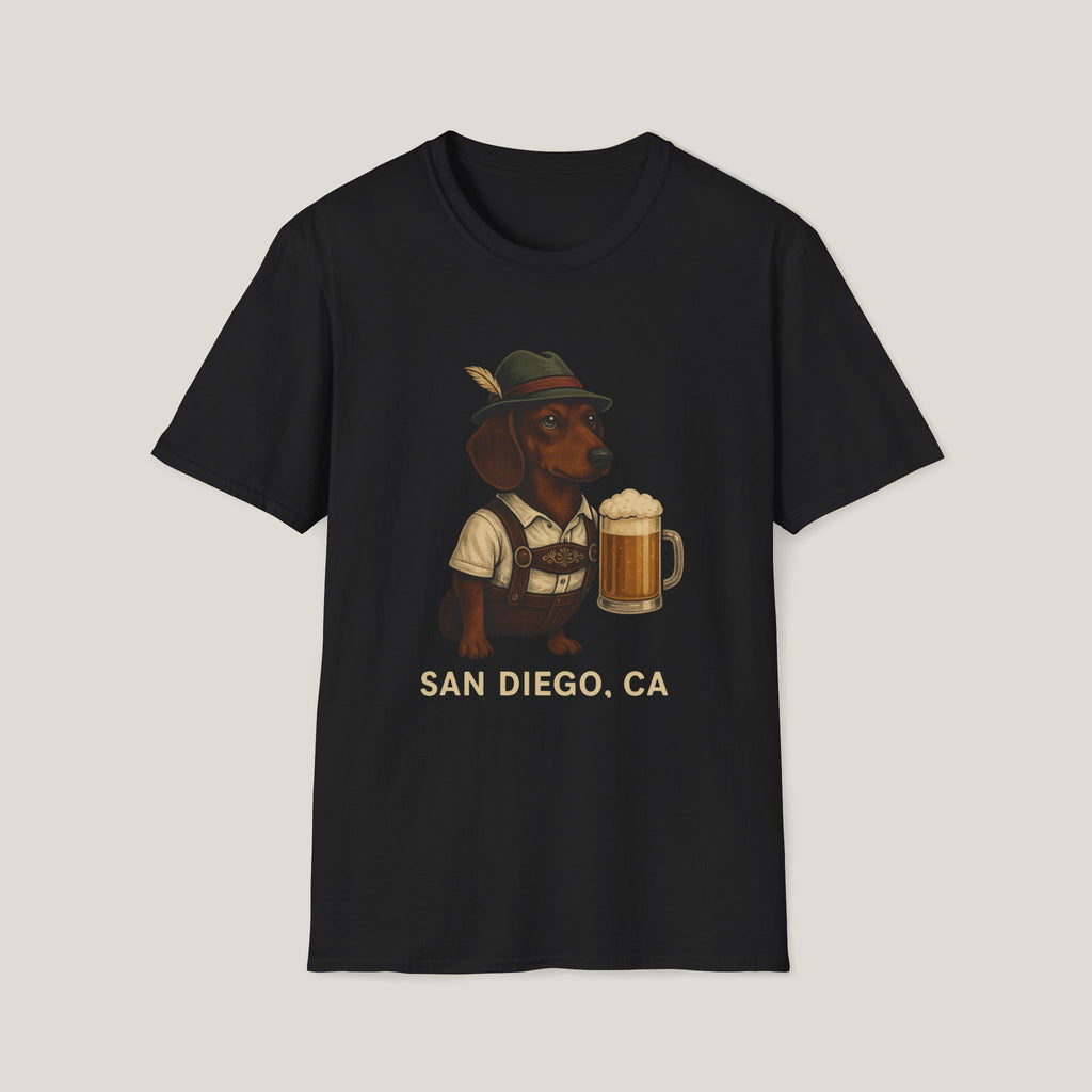 San Diego Beer Dachshund Tee