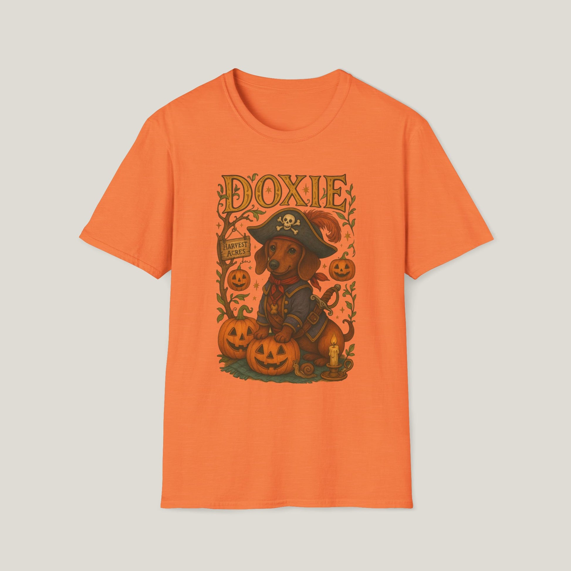 Doxie design Halloween Tee