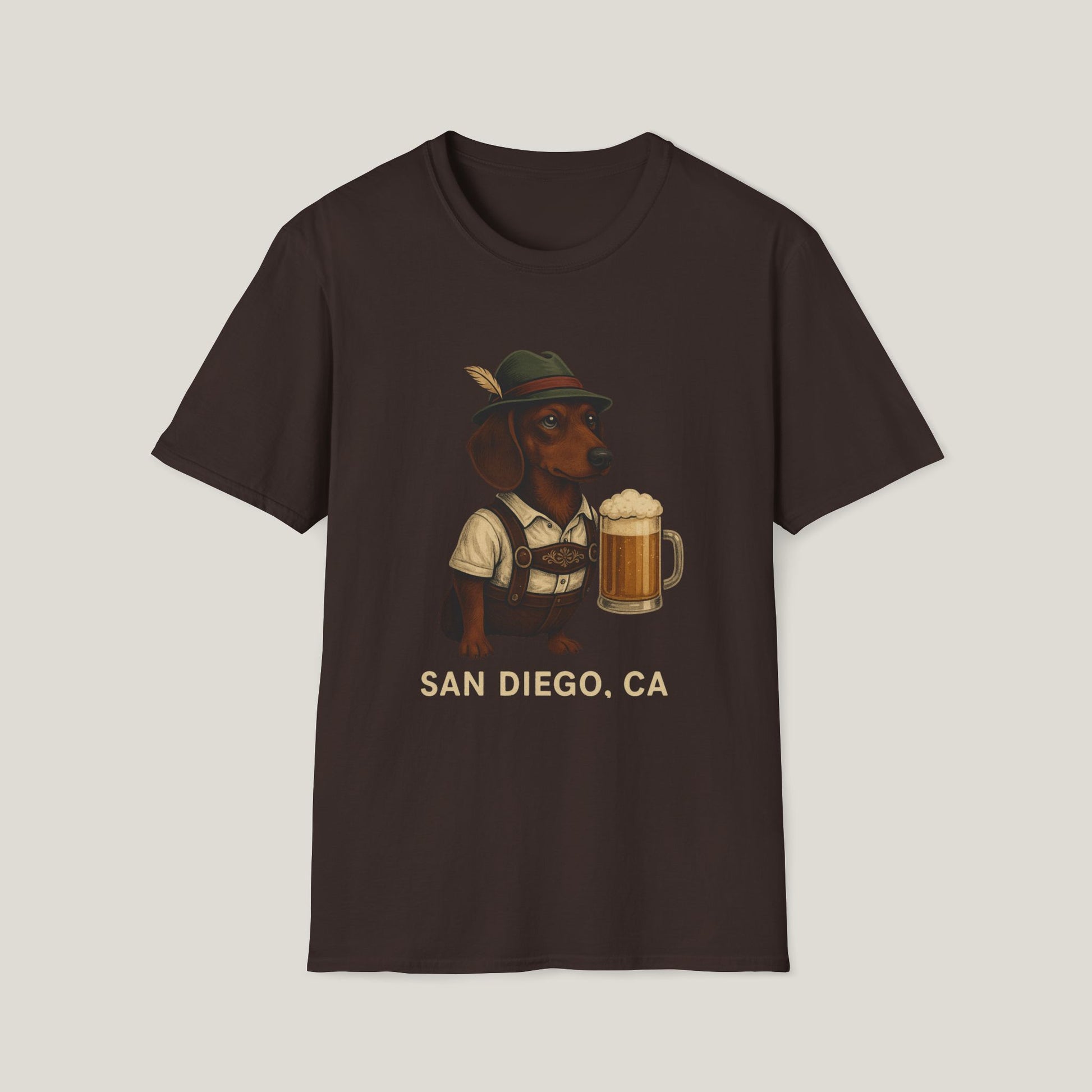 San Diego Beer Dachshund Tee