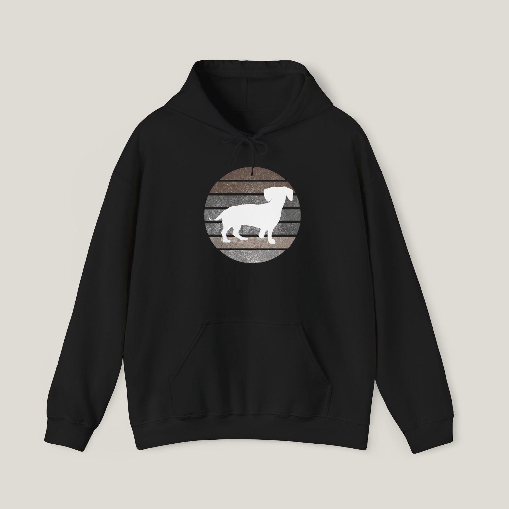 Dachshund Dad Logo Hoodie
