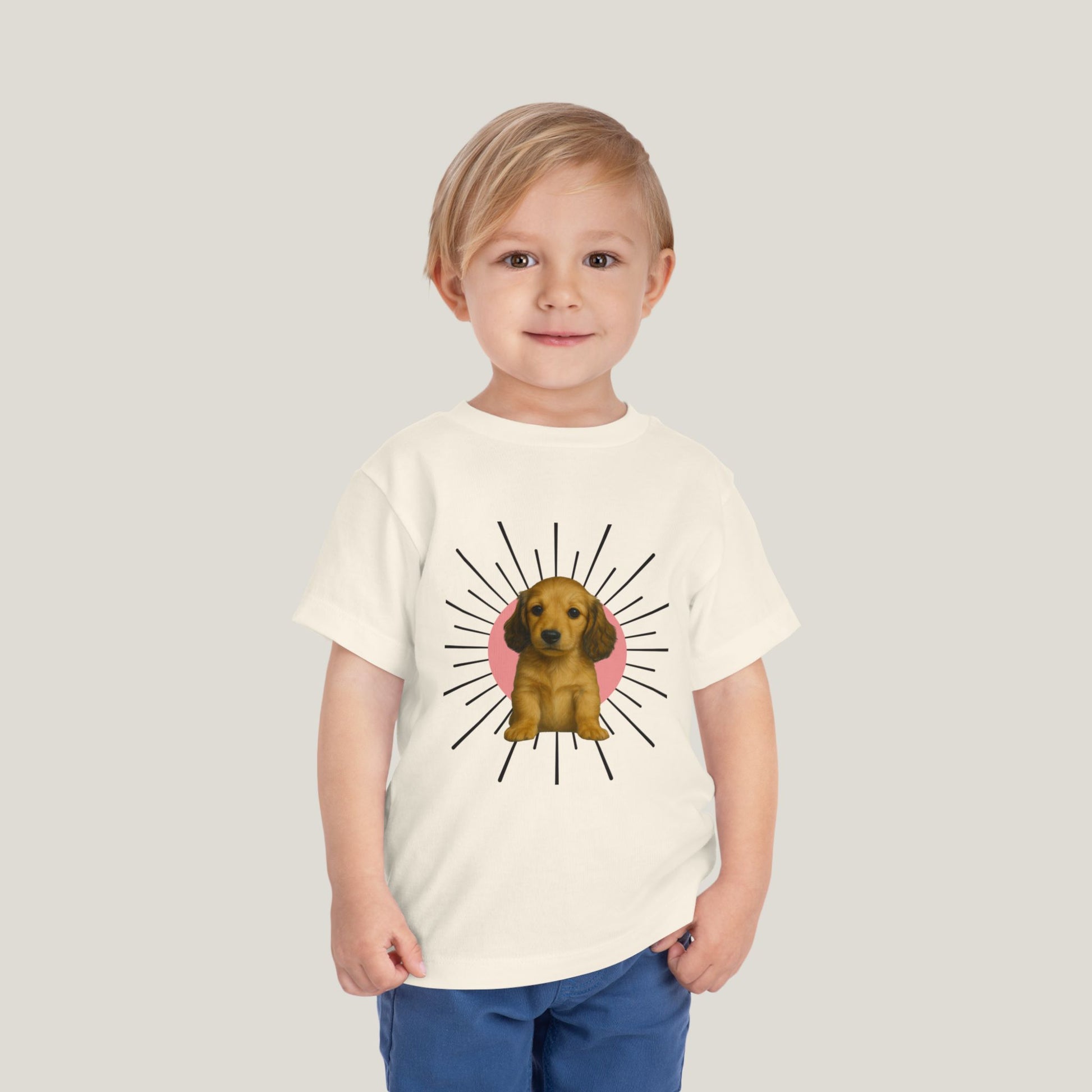Girl Puppy Toddler Tee