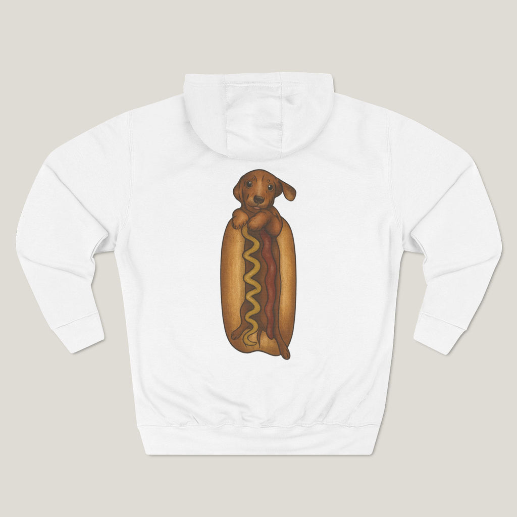 Dachshund In a Hot Dog Premium Hoodie