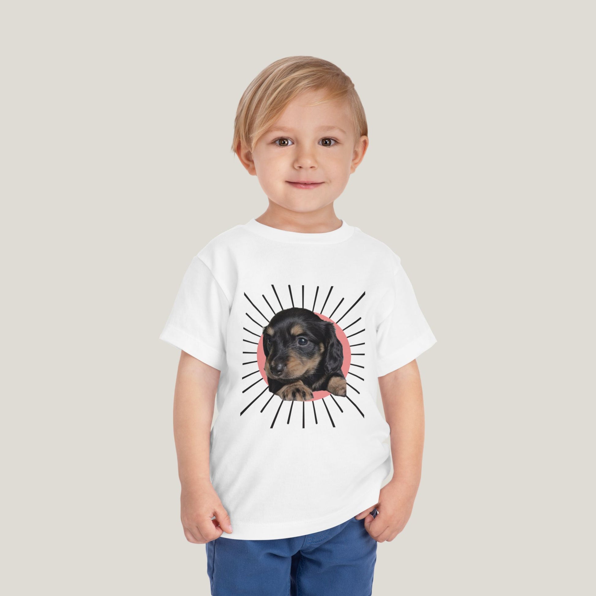 Girl Puppy Toddler Tee