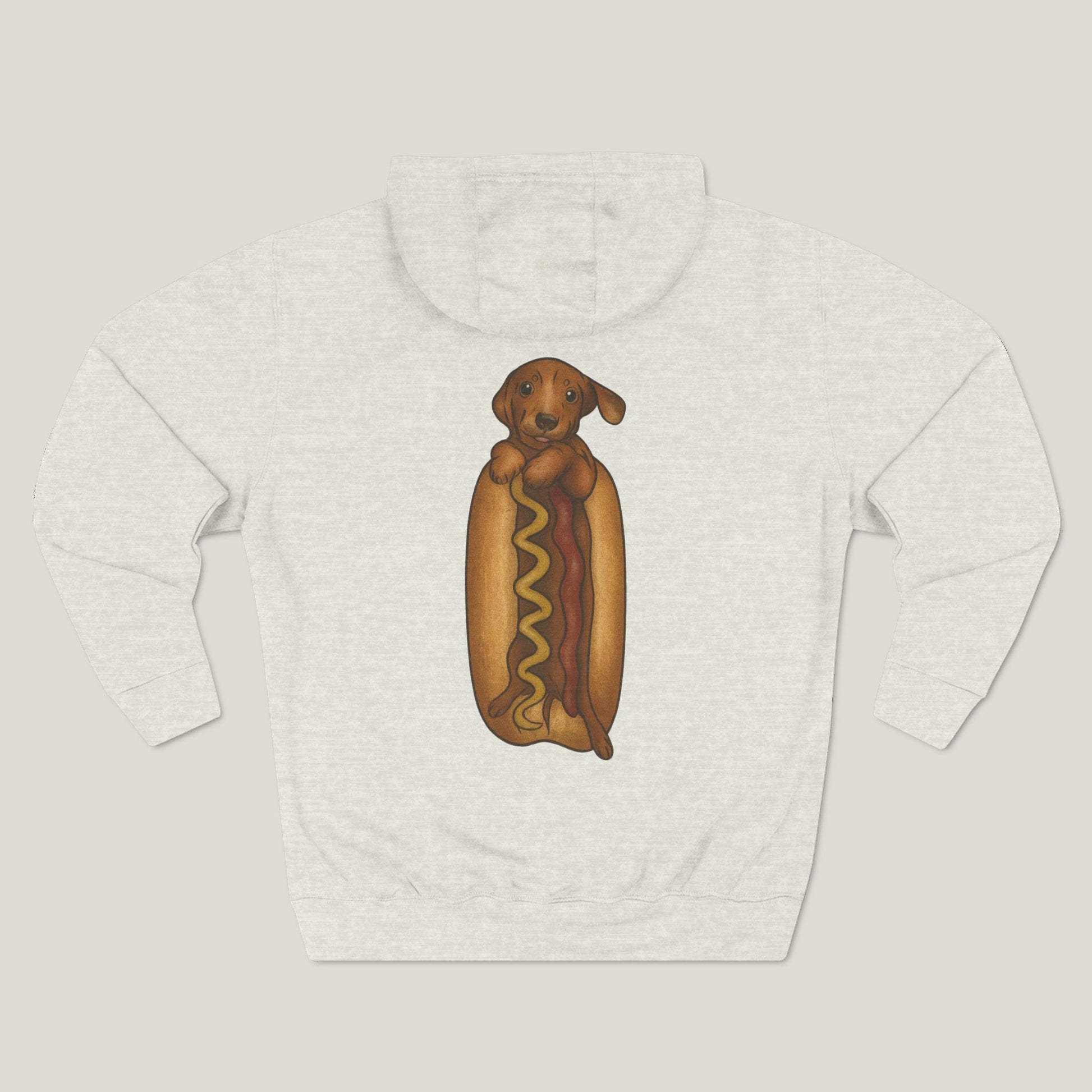Dachshund In a Hot Dog Premium Hoodie