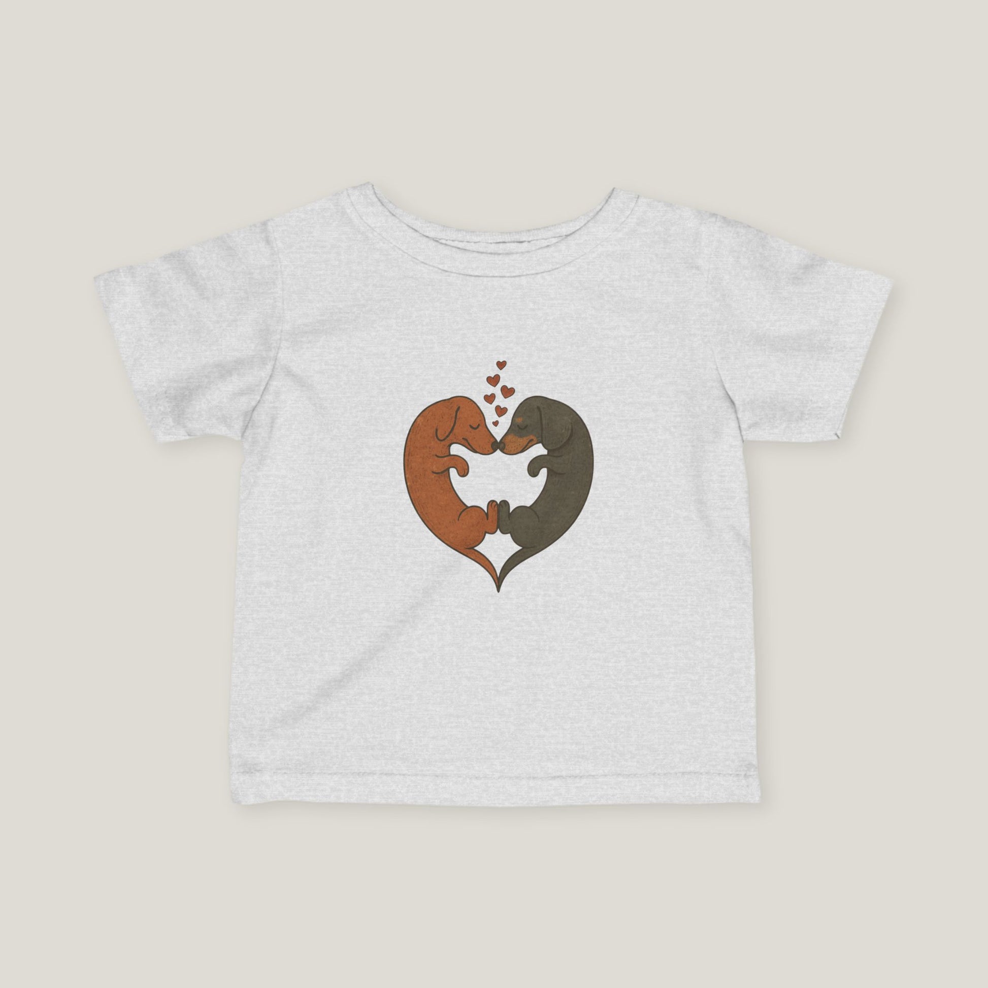 Dachshund Heart Baby/Toddler Tee