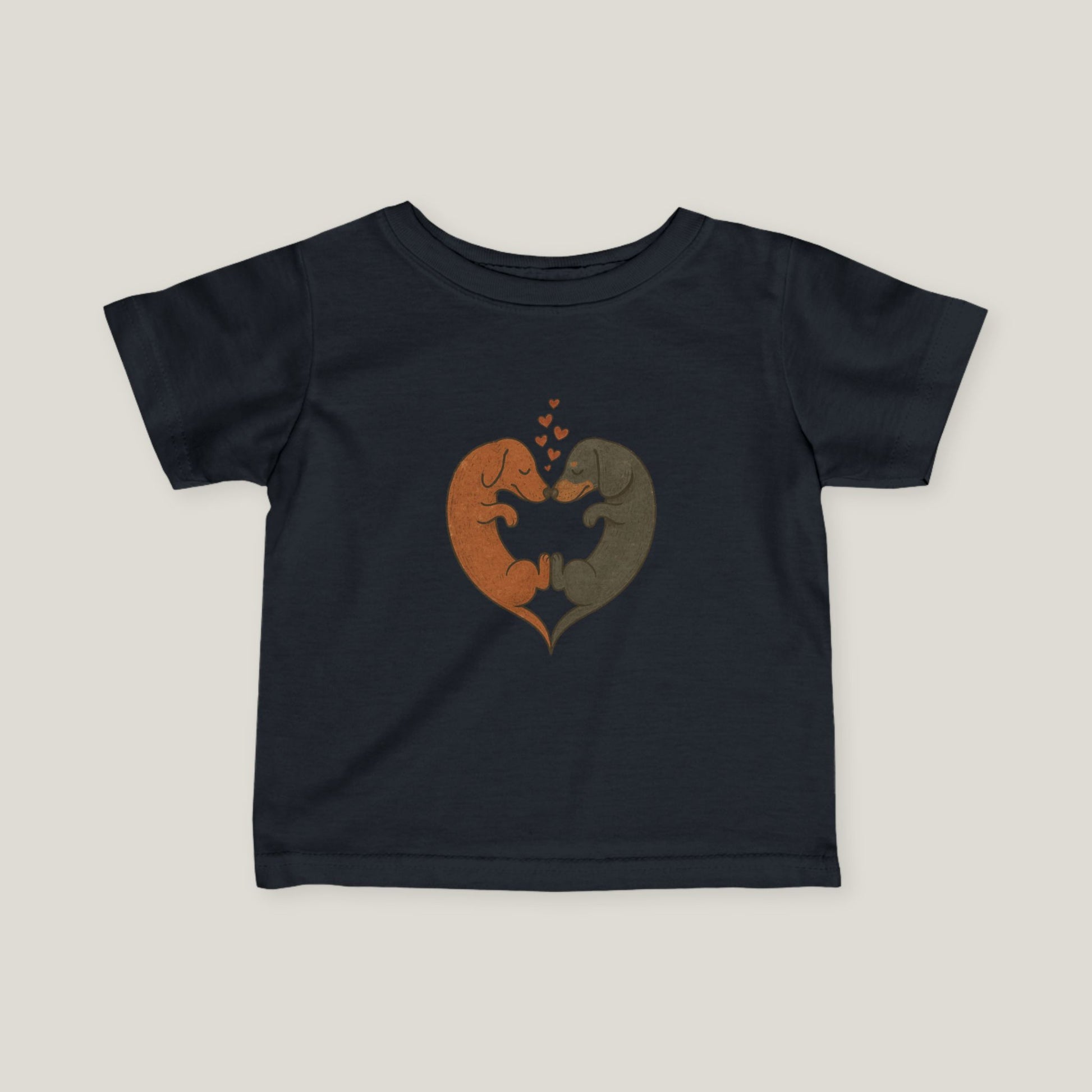 Dachshund Heart Baby/Toddler Tee