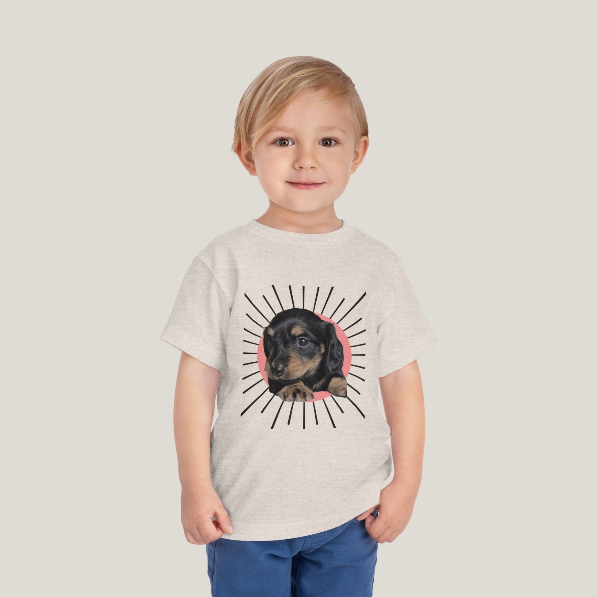 Girl Puppy Toddler Tee