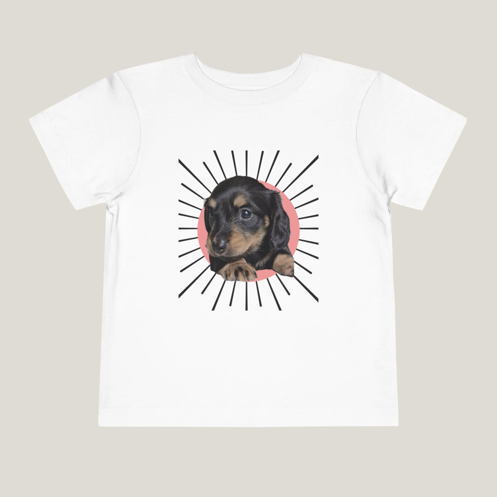 Girl Puppy Toddler Tee