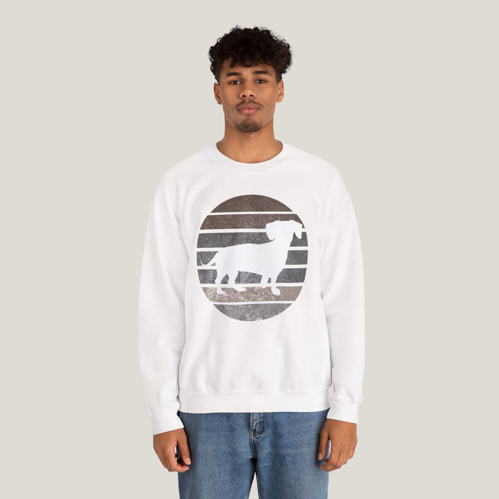 Dachshund Dad Logo Crewneck