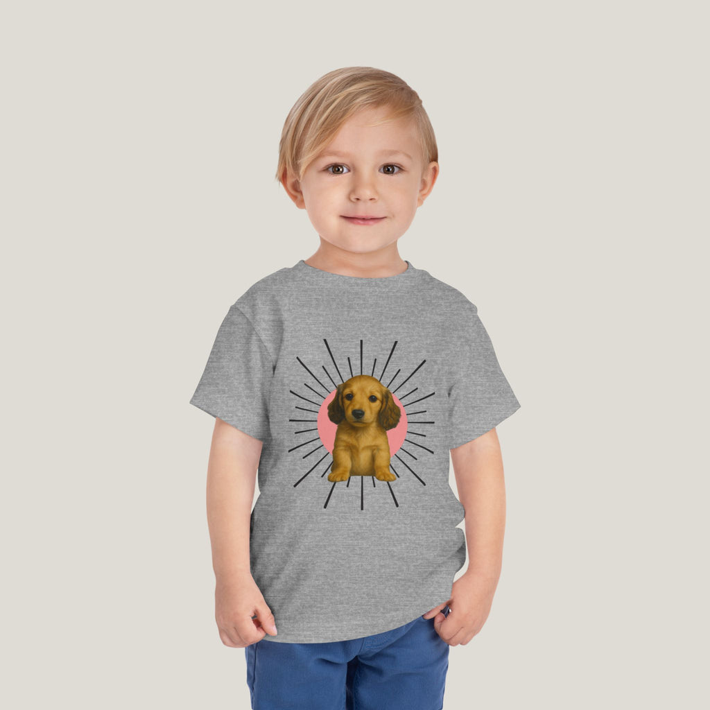 Girl Puppy Toddler Tee