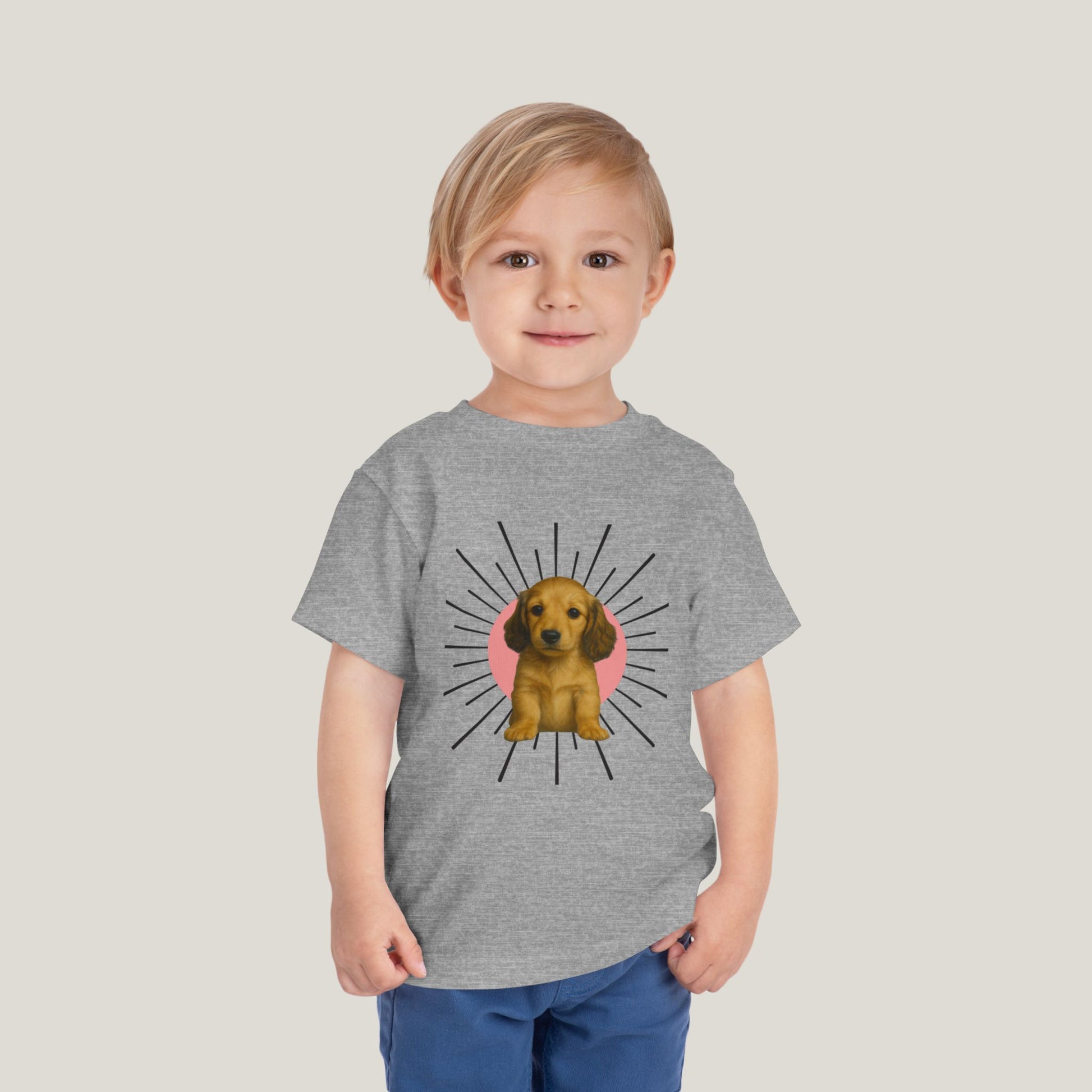 Girl Puppy Toddler Tee