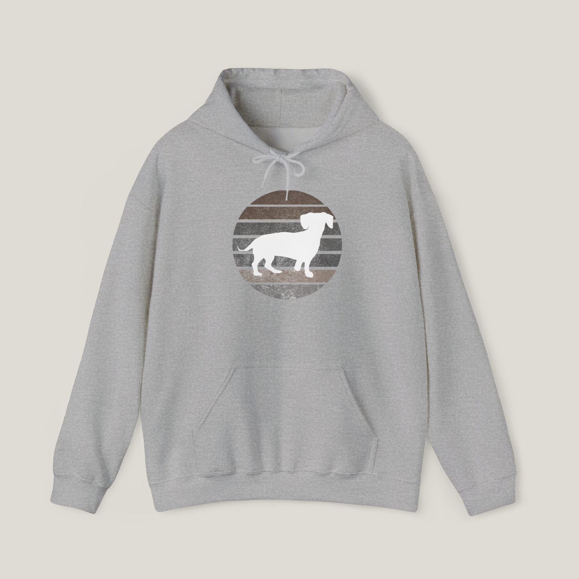 Dachshund Dad Logo Hoodie