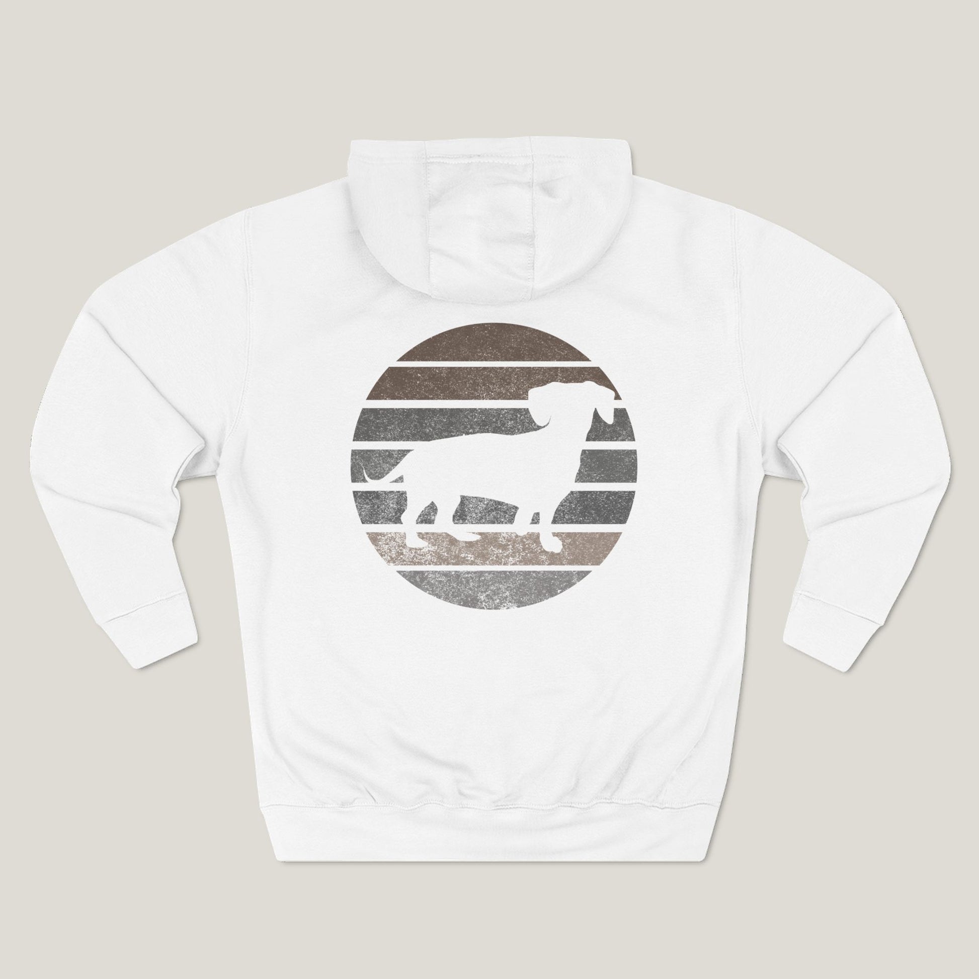 Dachshund Dad Logo Premium Hoodie