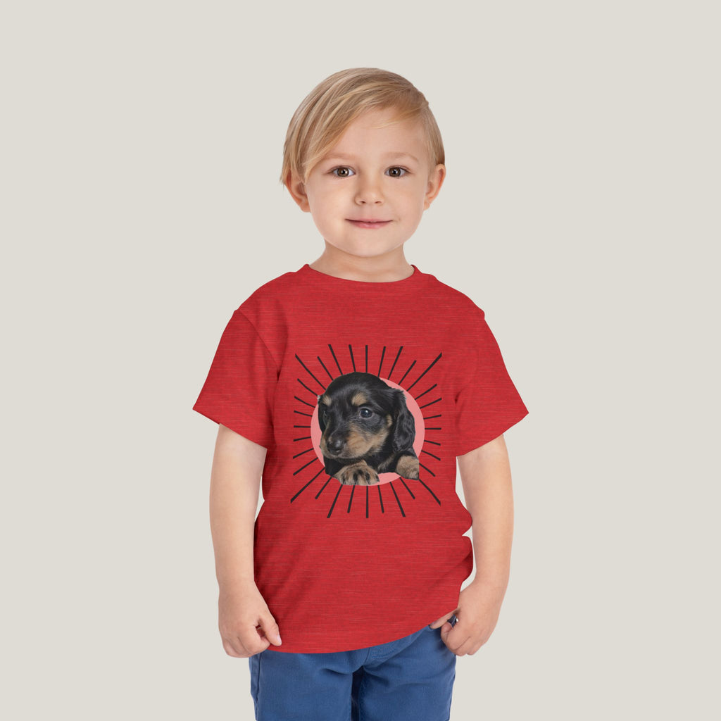 Girl Puppy Toddler Tee