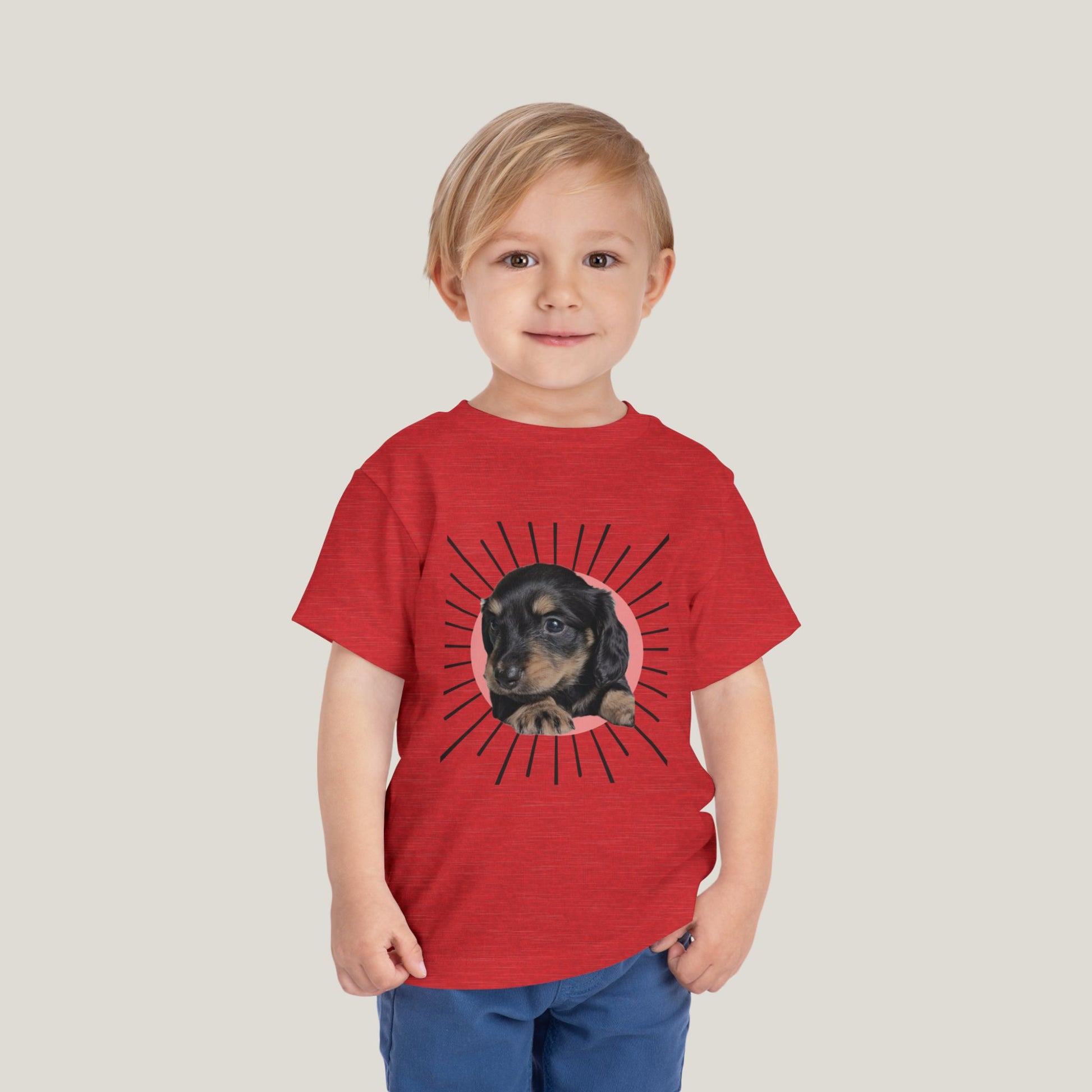 Girl Puppy Toddler Tee