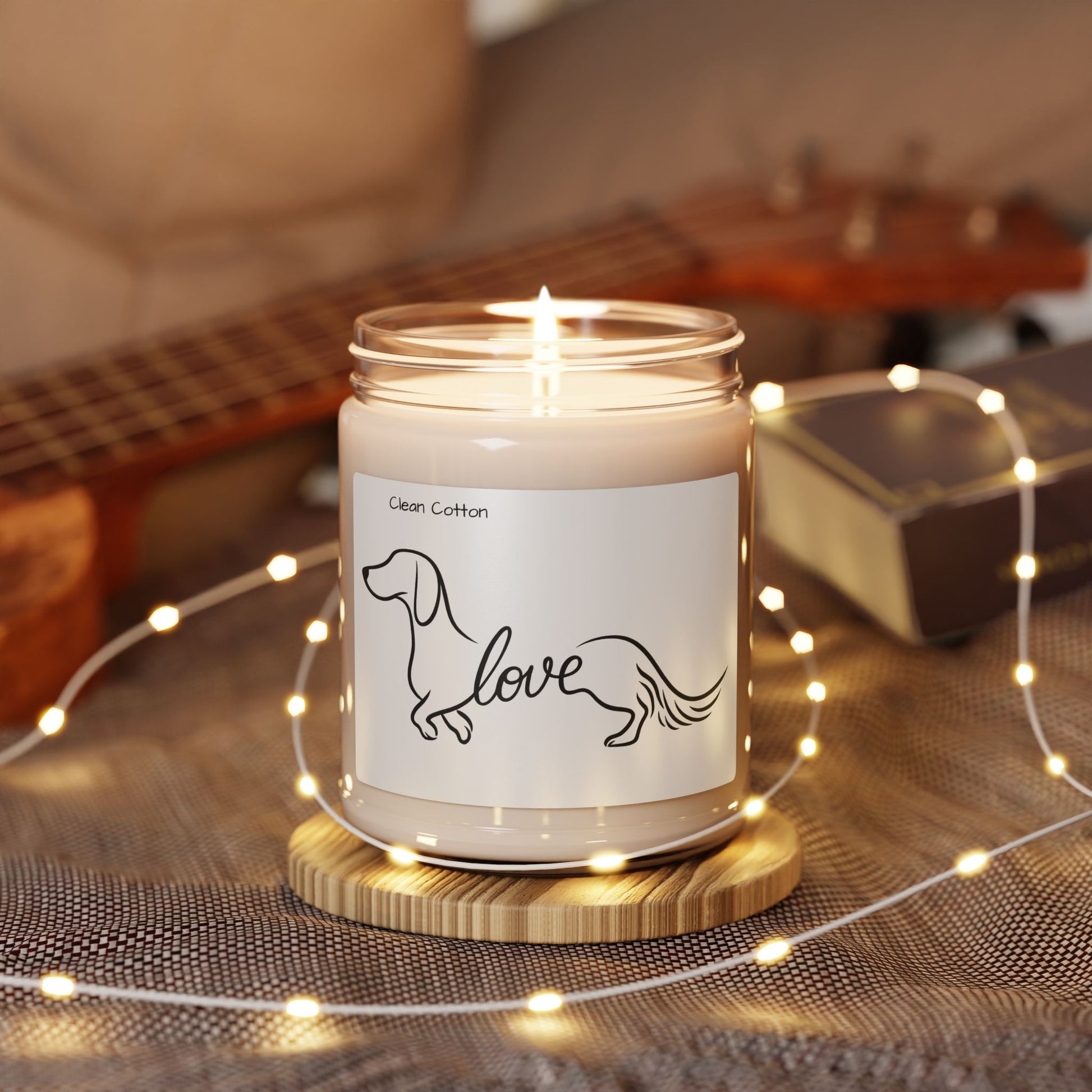 Dachshund Love Scented Soy Candle