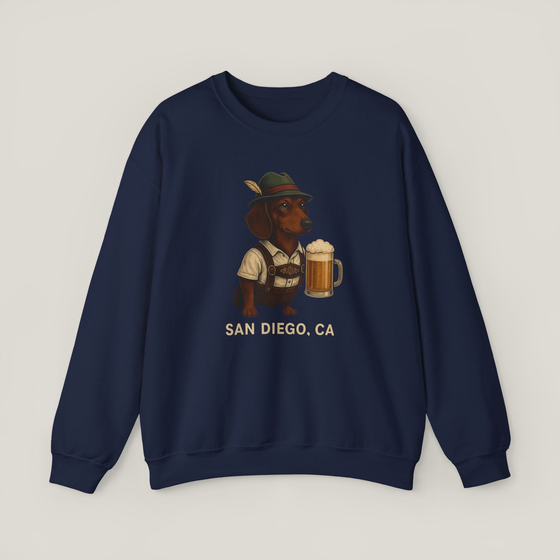San Diego Beer Dachshund Crewneck