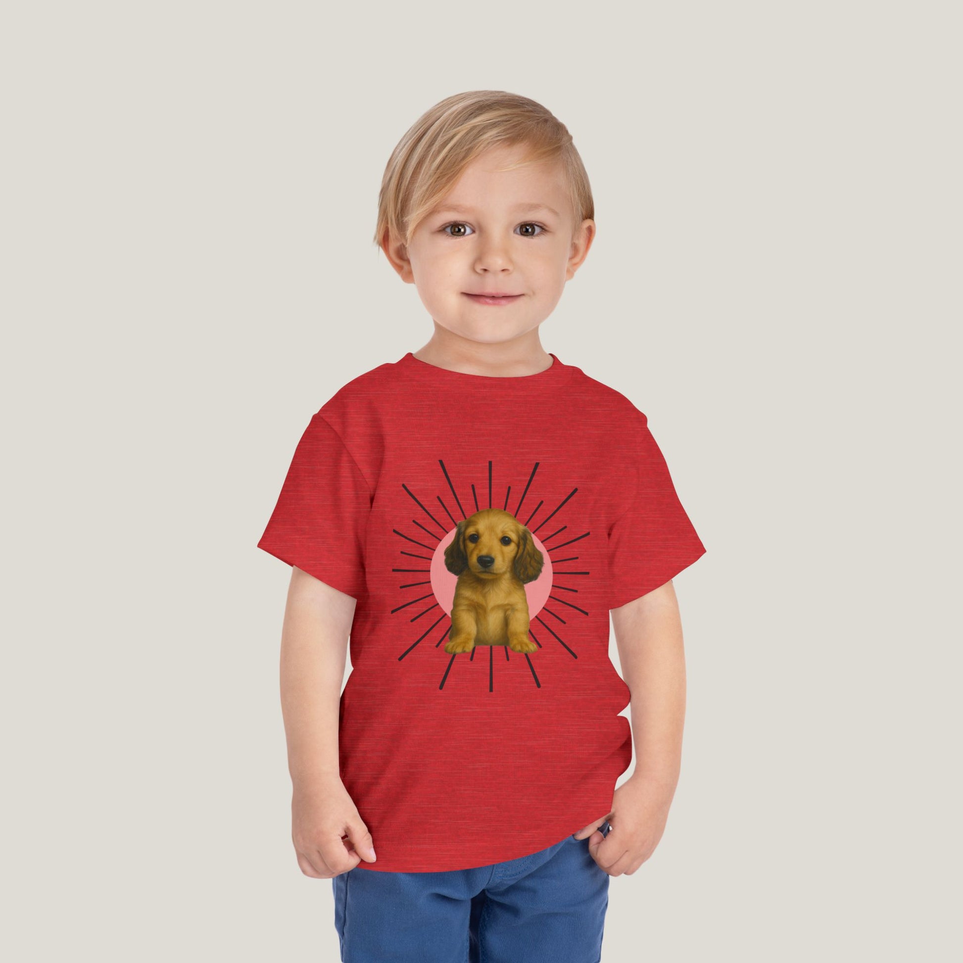 Girl Puppy Toddler Tee