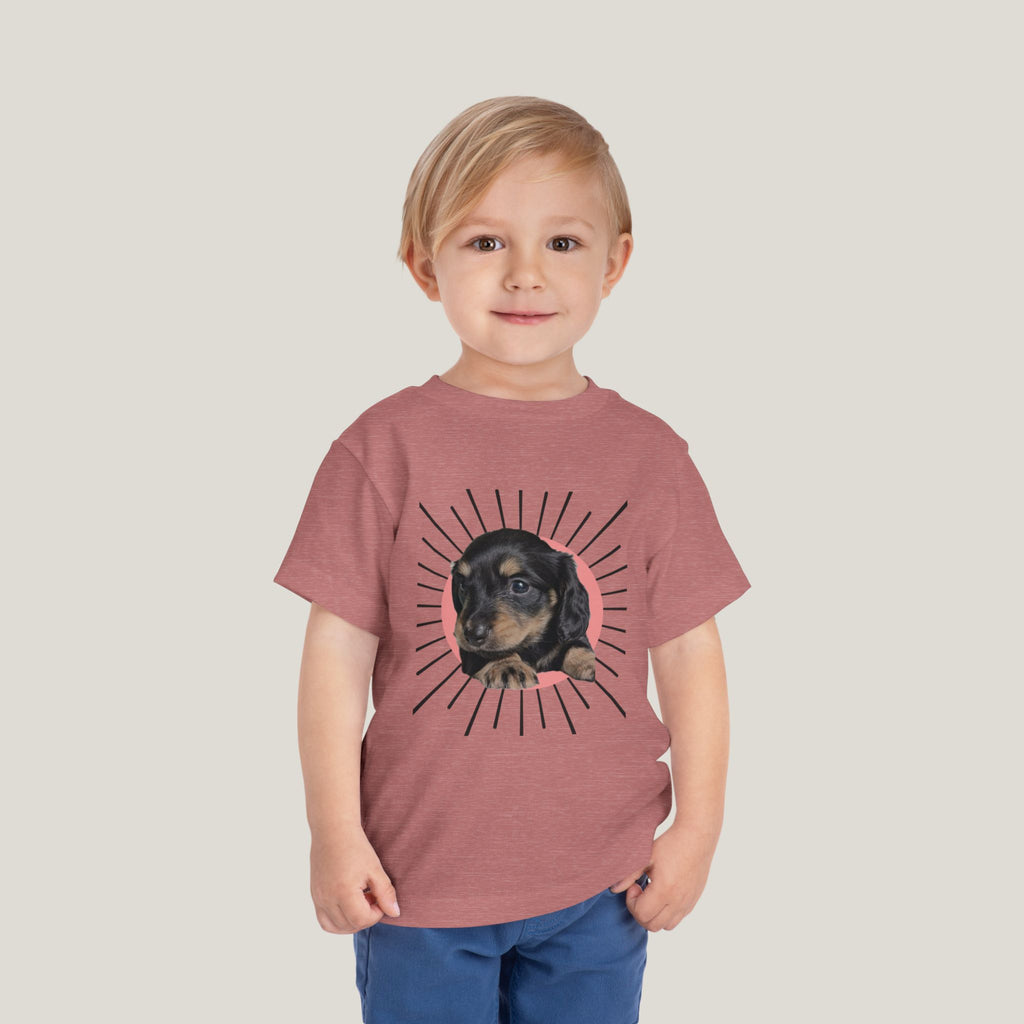 Girl Puppy Toddler Tee