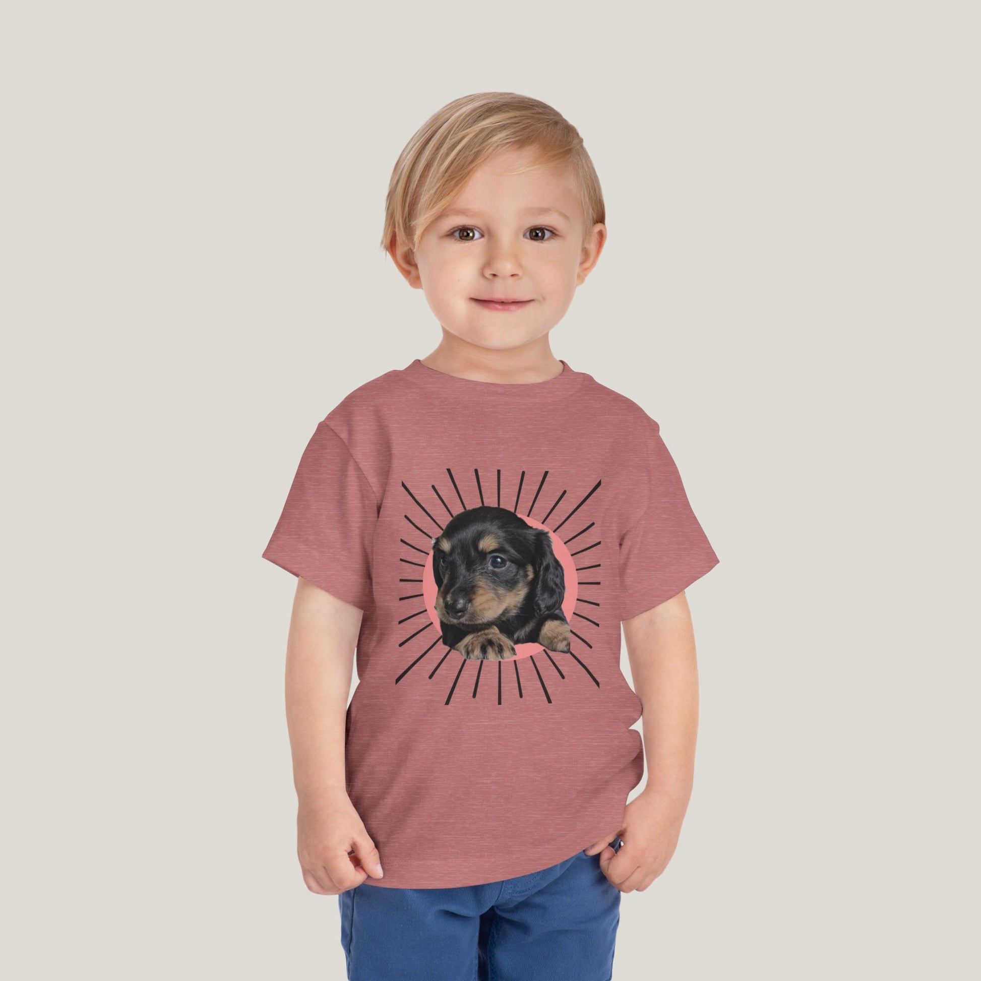 Girl Puppy Toddler Tee