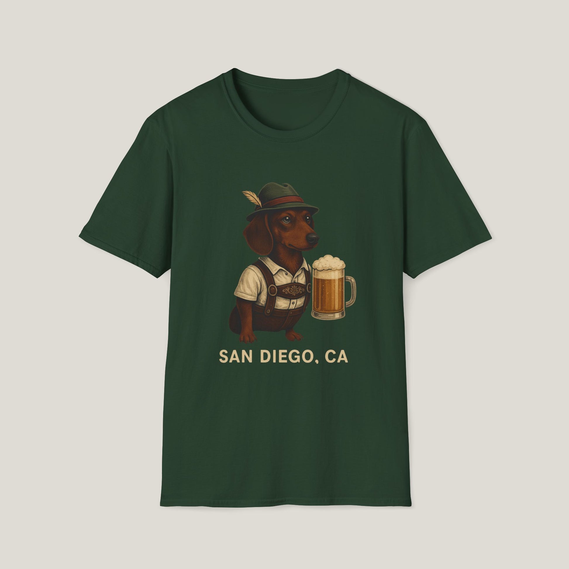 San Diego Beer Dachshund Tee