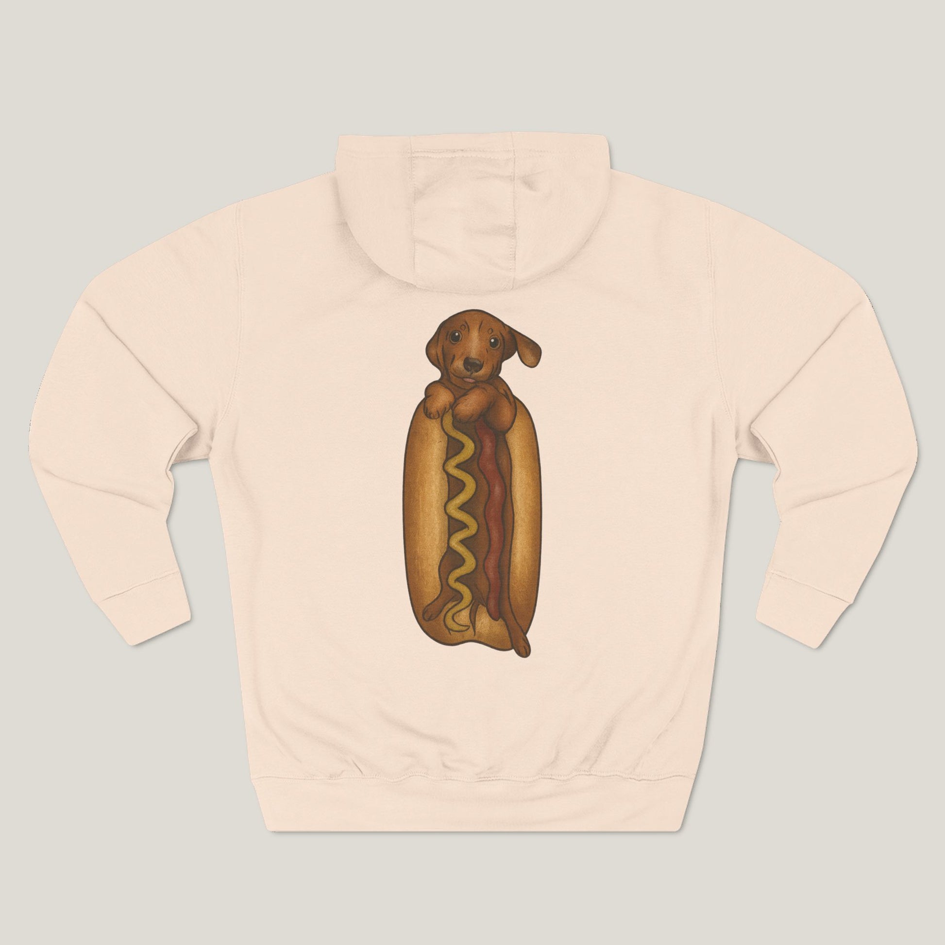 Dachshund In a Hot Dog Premium Hoodie
