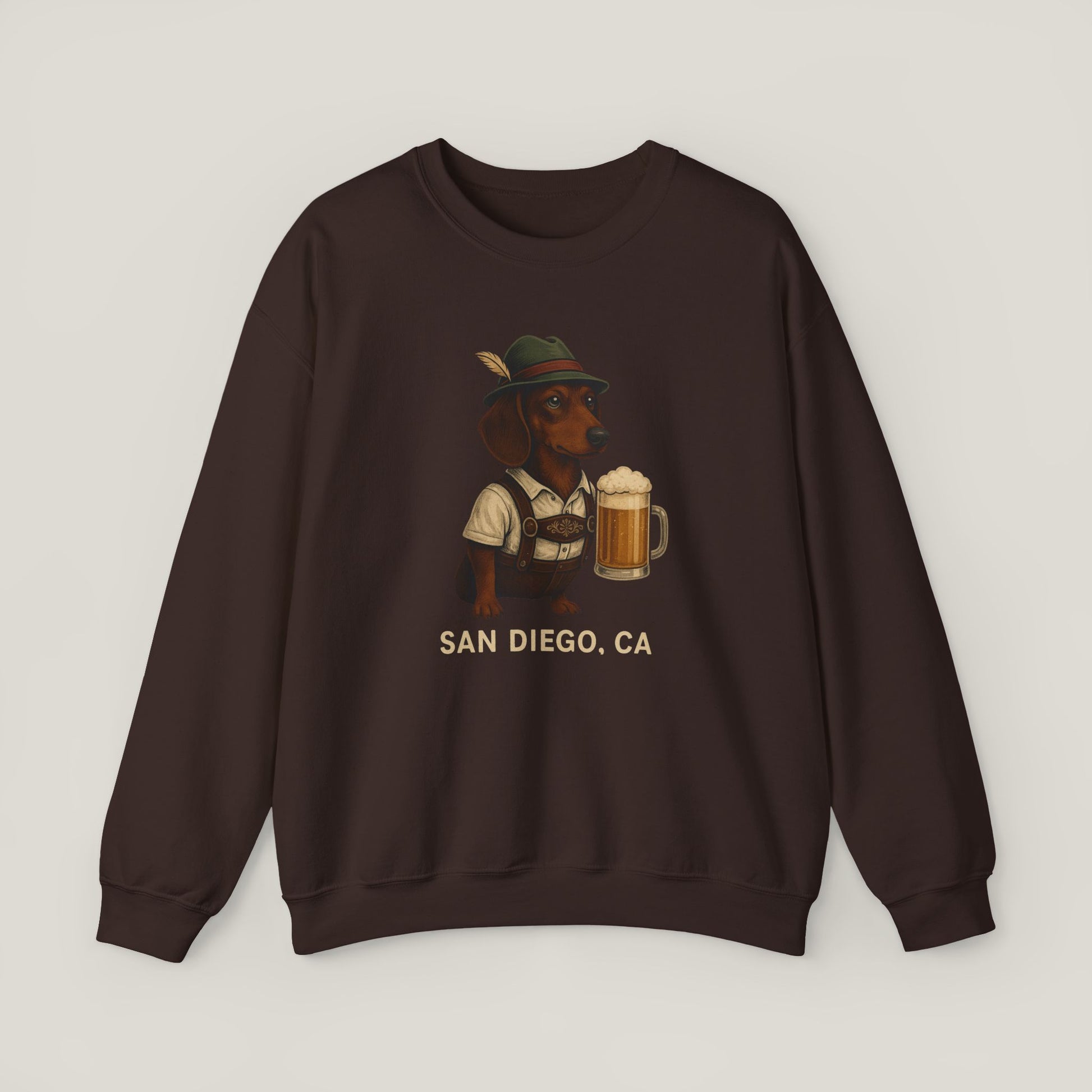 San Diego Beer Dachshund Crewneck