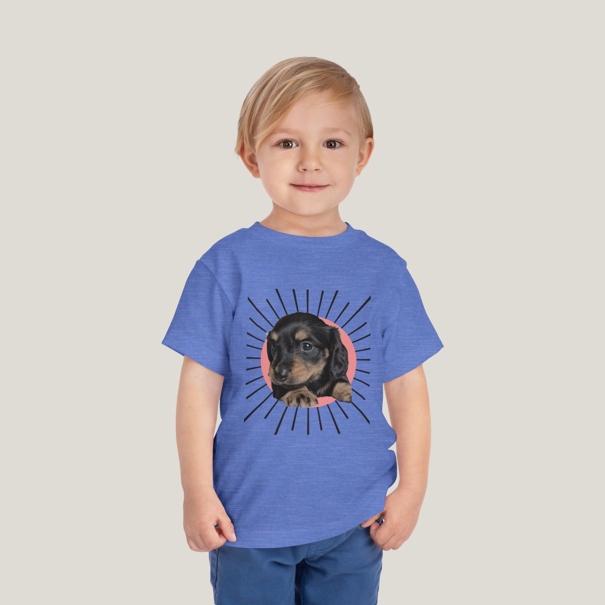 Girl Puppy Toddler Tee
