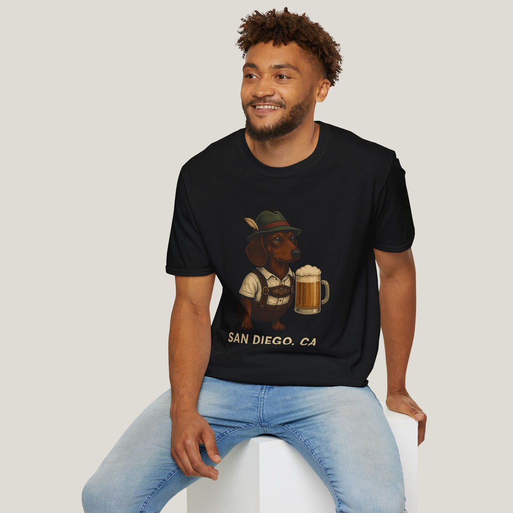 San Diego Beer Dachshund Tee