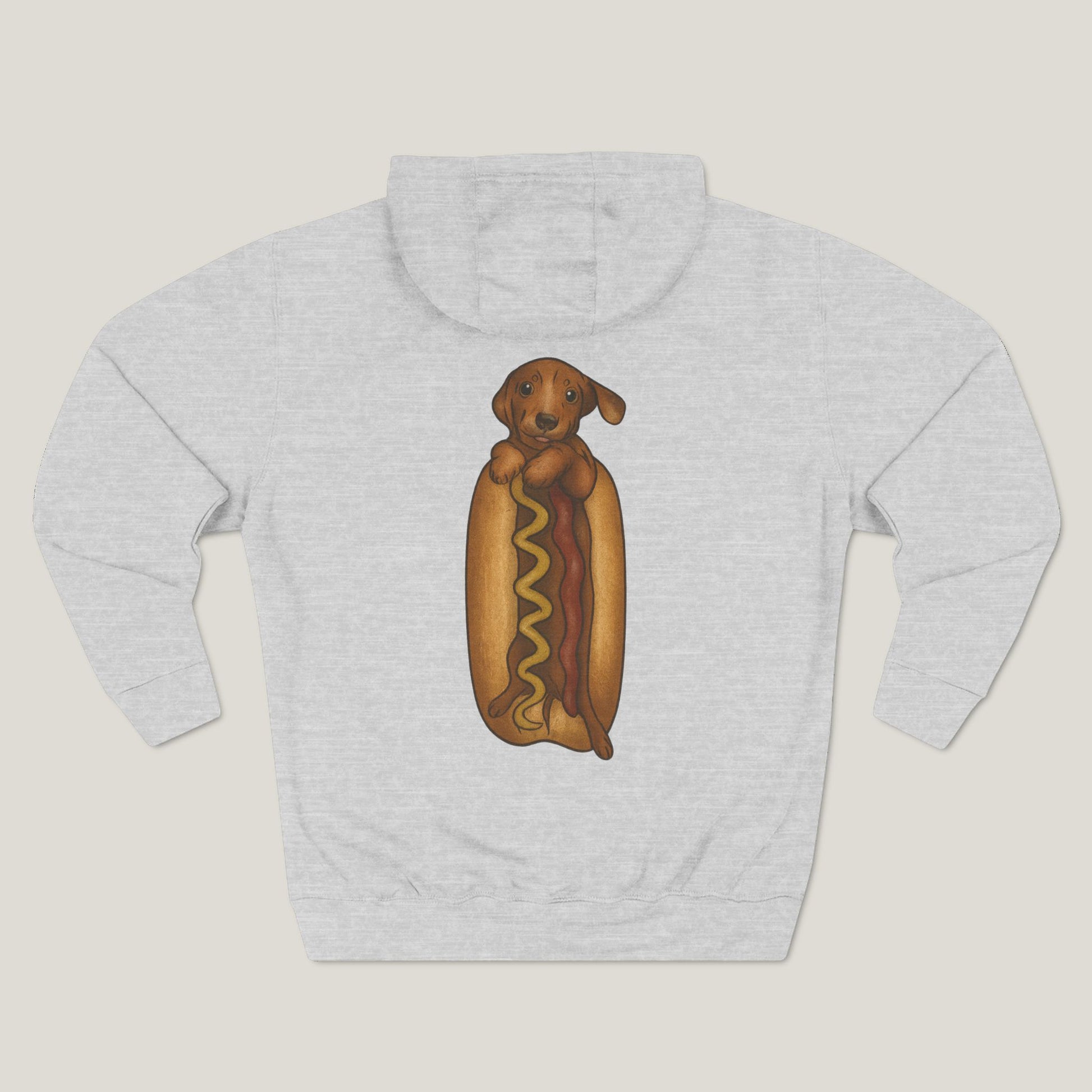 Dachshund In a Hot Dog Premium Hoodie