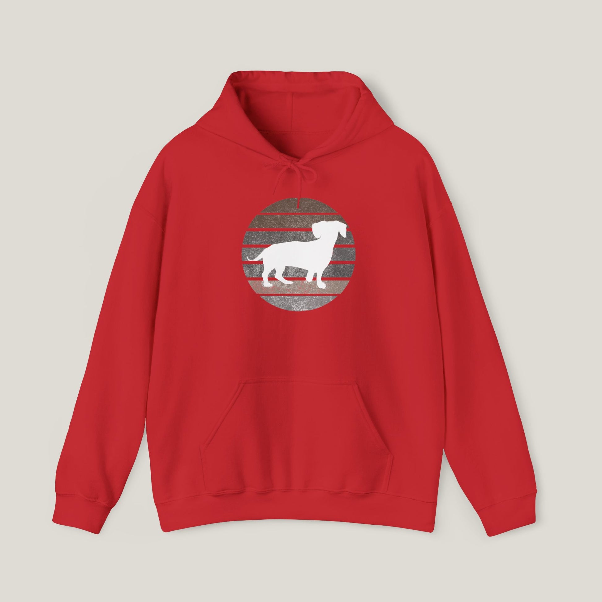 Dachshund Dad Logo Hoodie