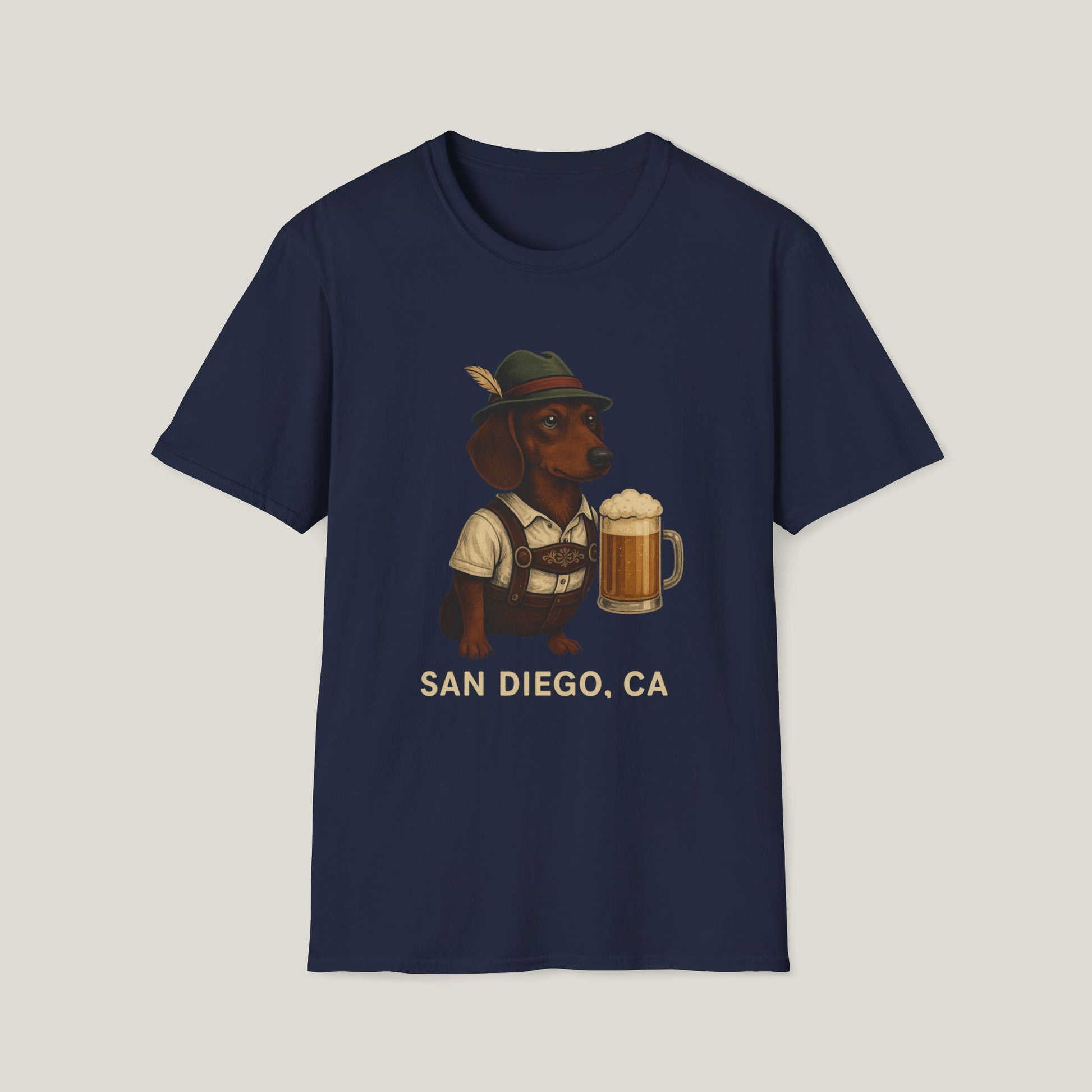 San Diego Beer Dachshund Tee