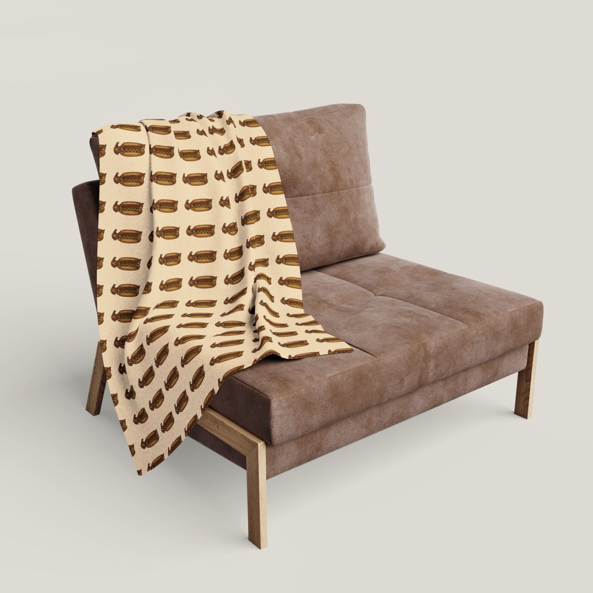 Dachshund In A Hot Dog Blanket