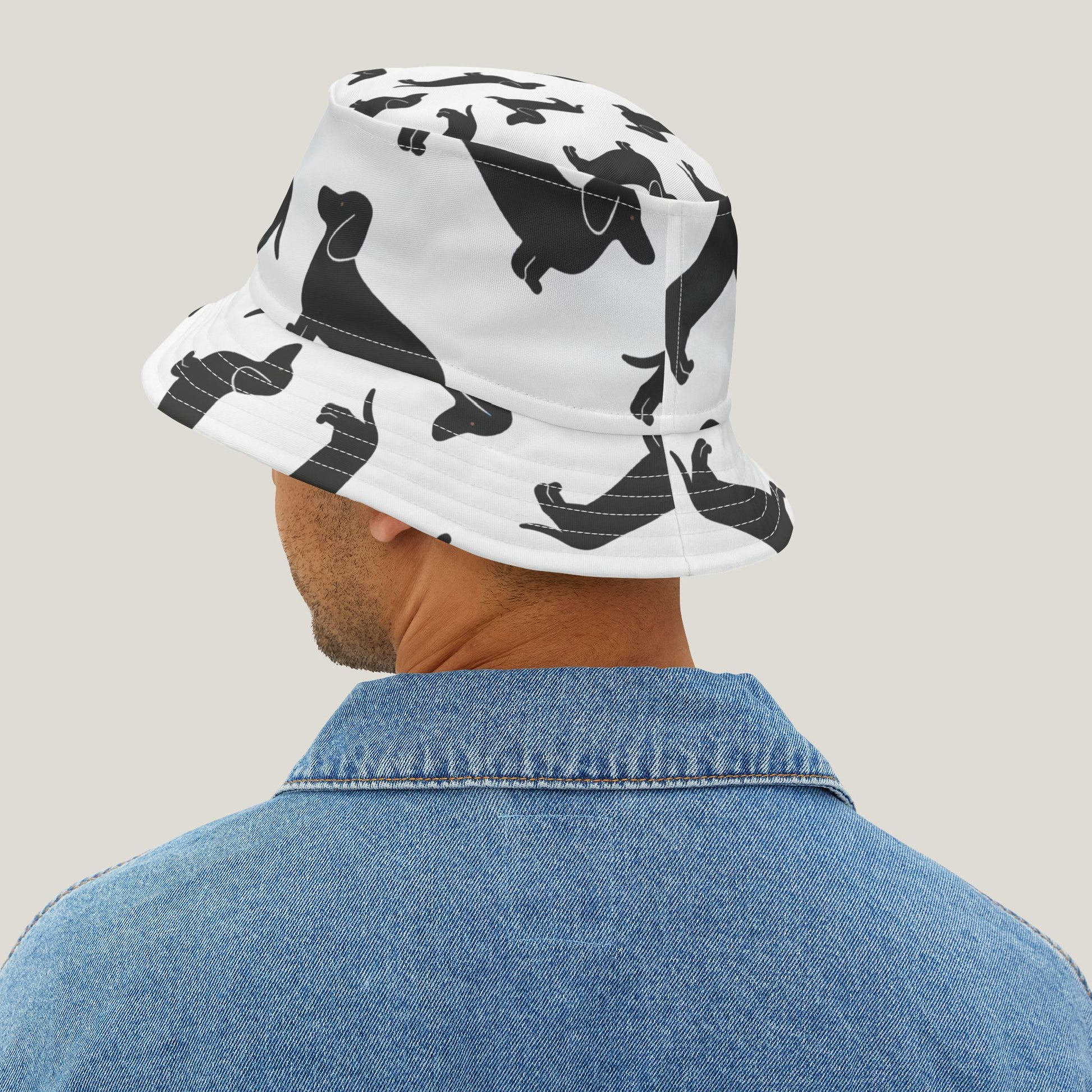 Bucket Hat With Dachshunds