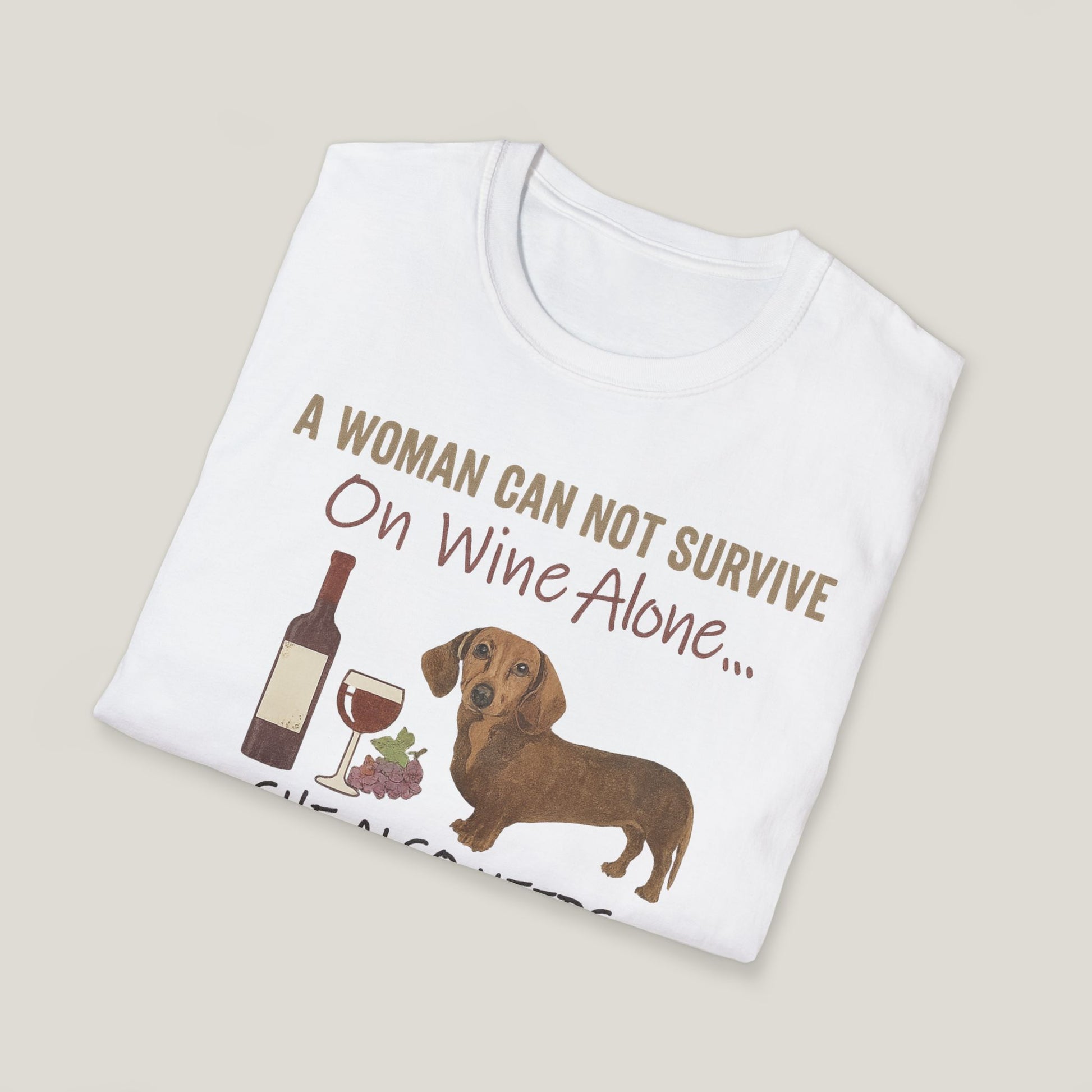 Dachshund Wine Lover Tee
