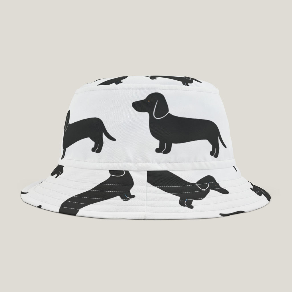 Bucket Hat With Dachshunds
