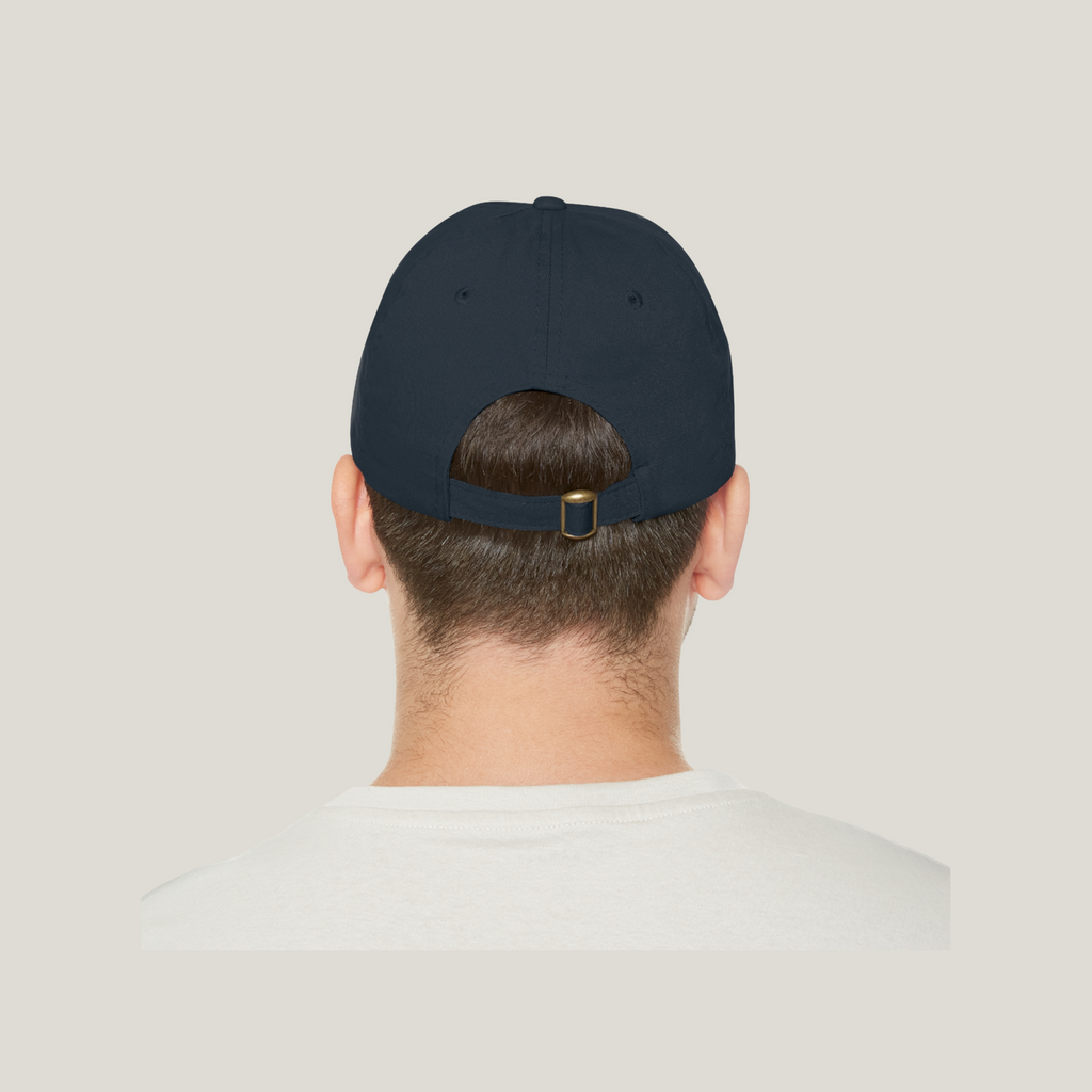 Dachshund Dad Hat with Leather Patch