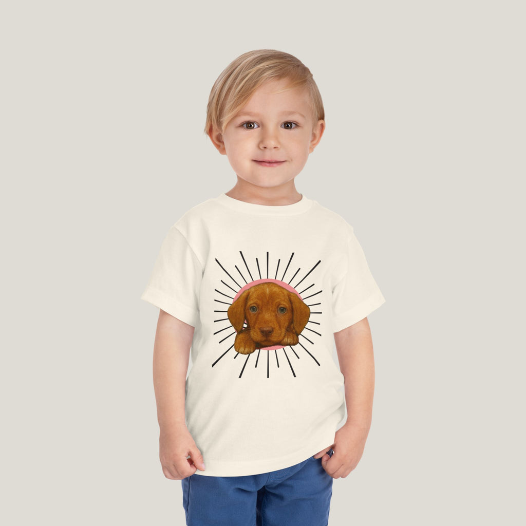 Girl Puppy Toddler Tee