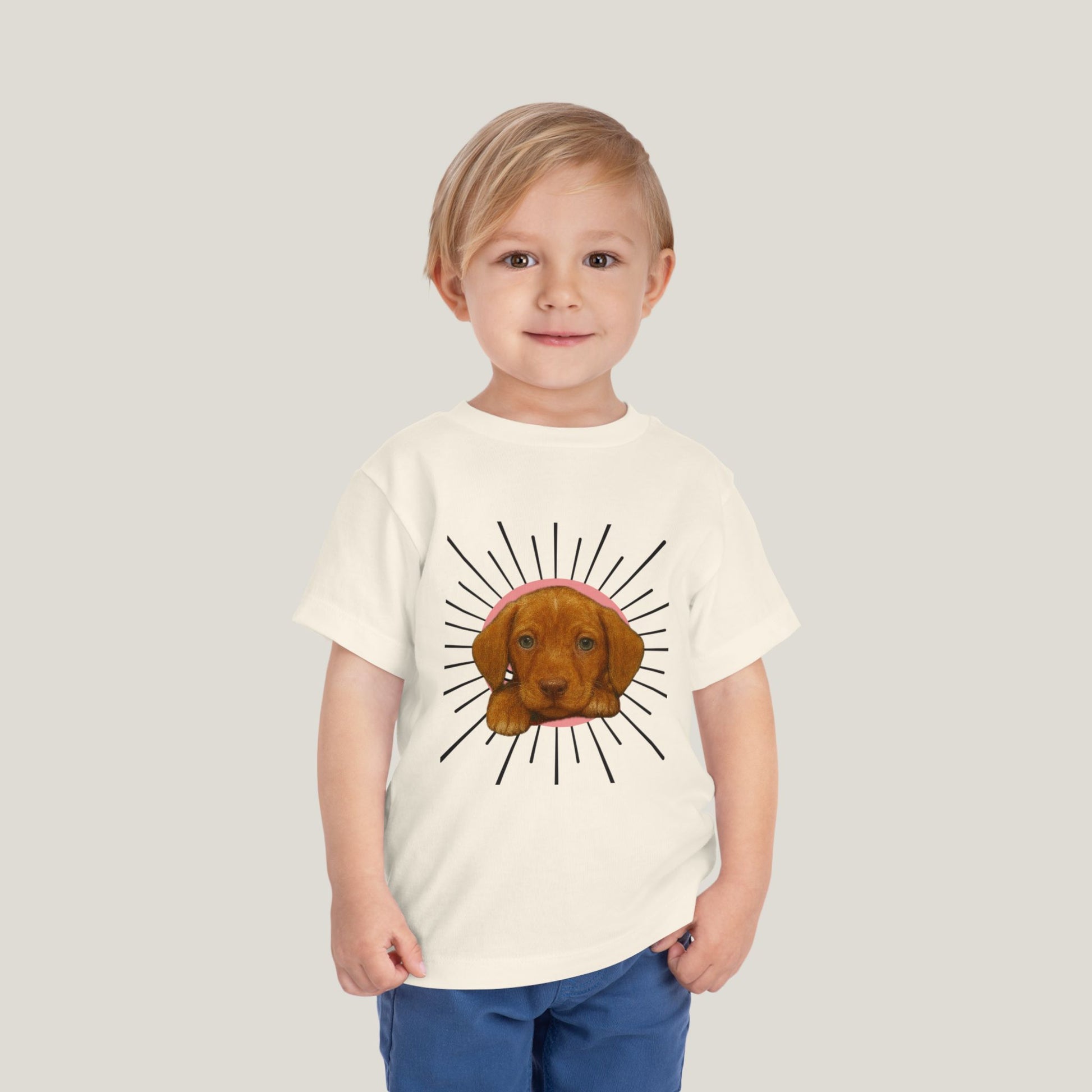 Girl Puppy Toddler Tee