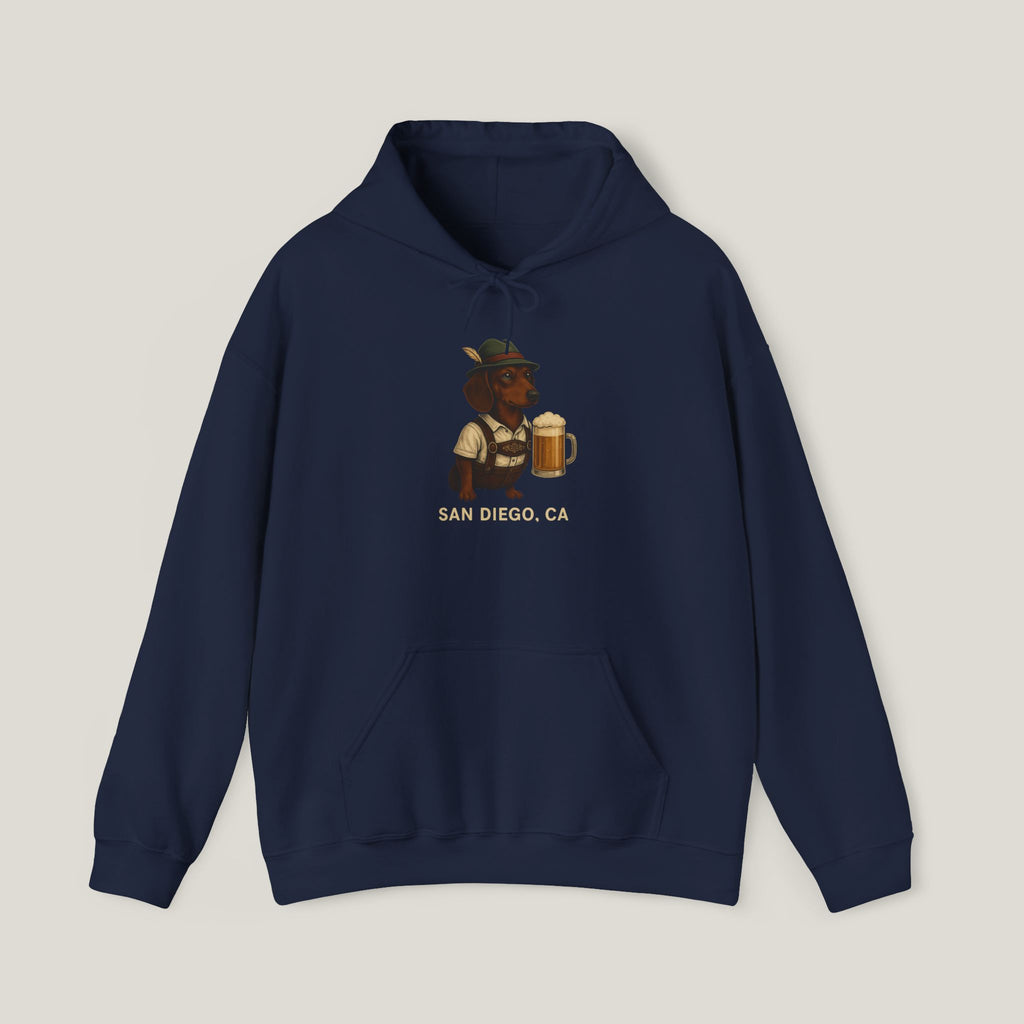San Diego Beer Dachshund Hoodie