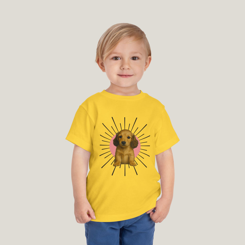 Girl Puppy Toddler Tee