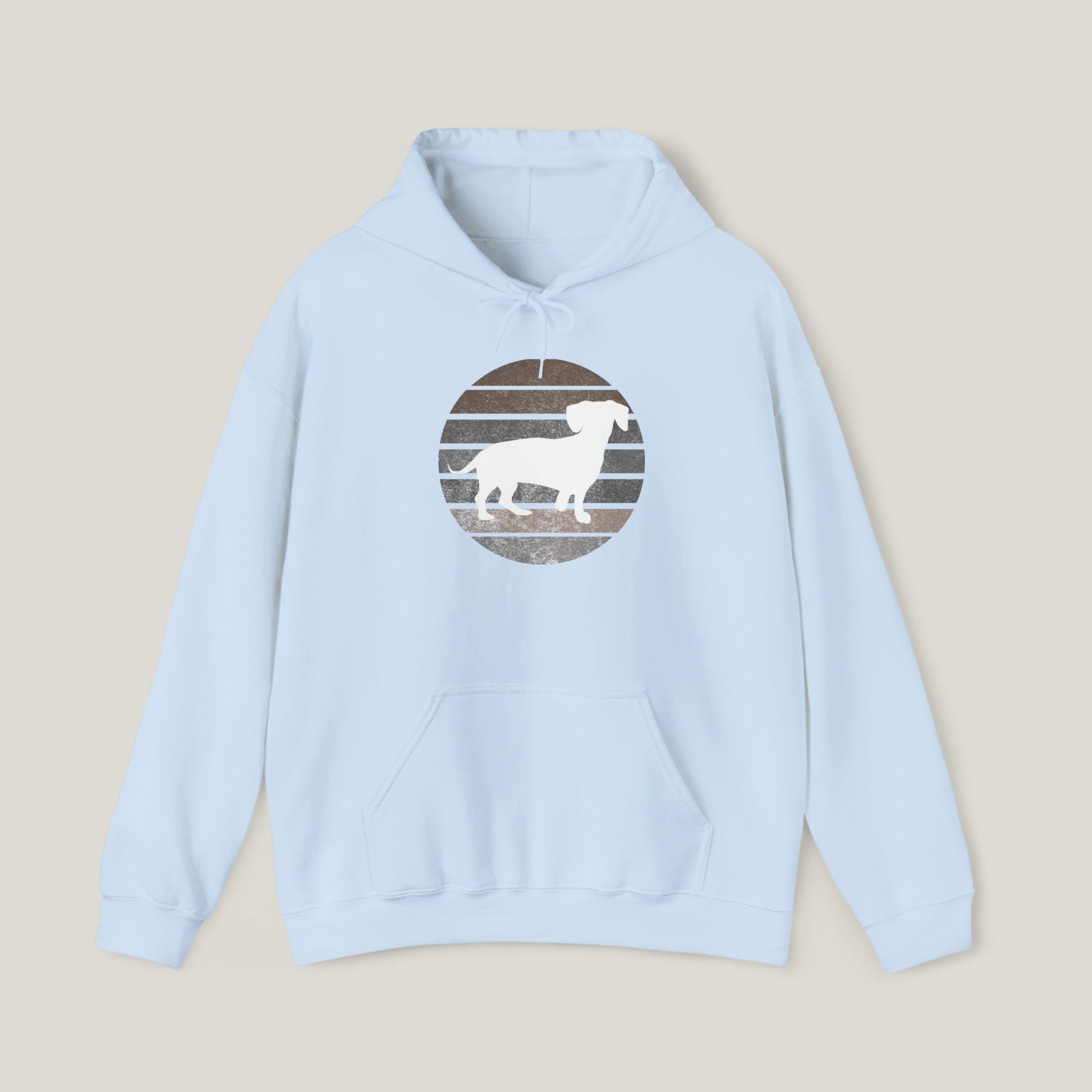 Dachshund Dad Logo Hoodie