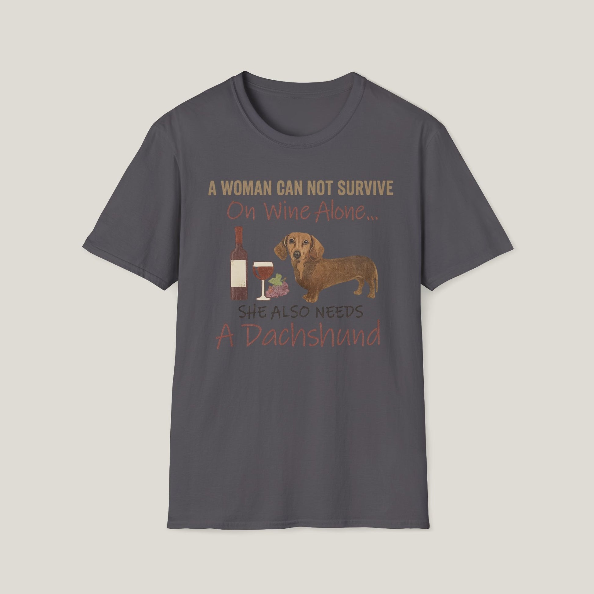 Dachshund Wine Lover Tee