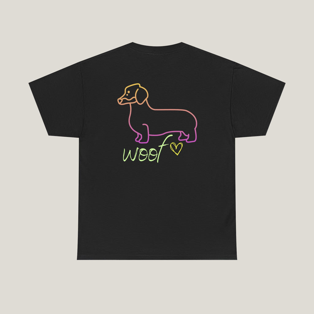 Neon Logo Dachshund Tee
